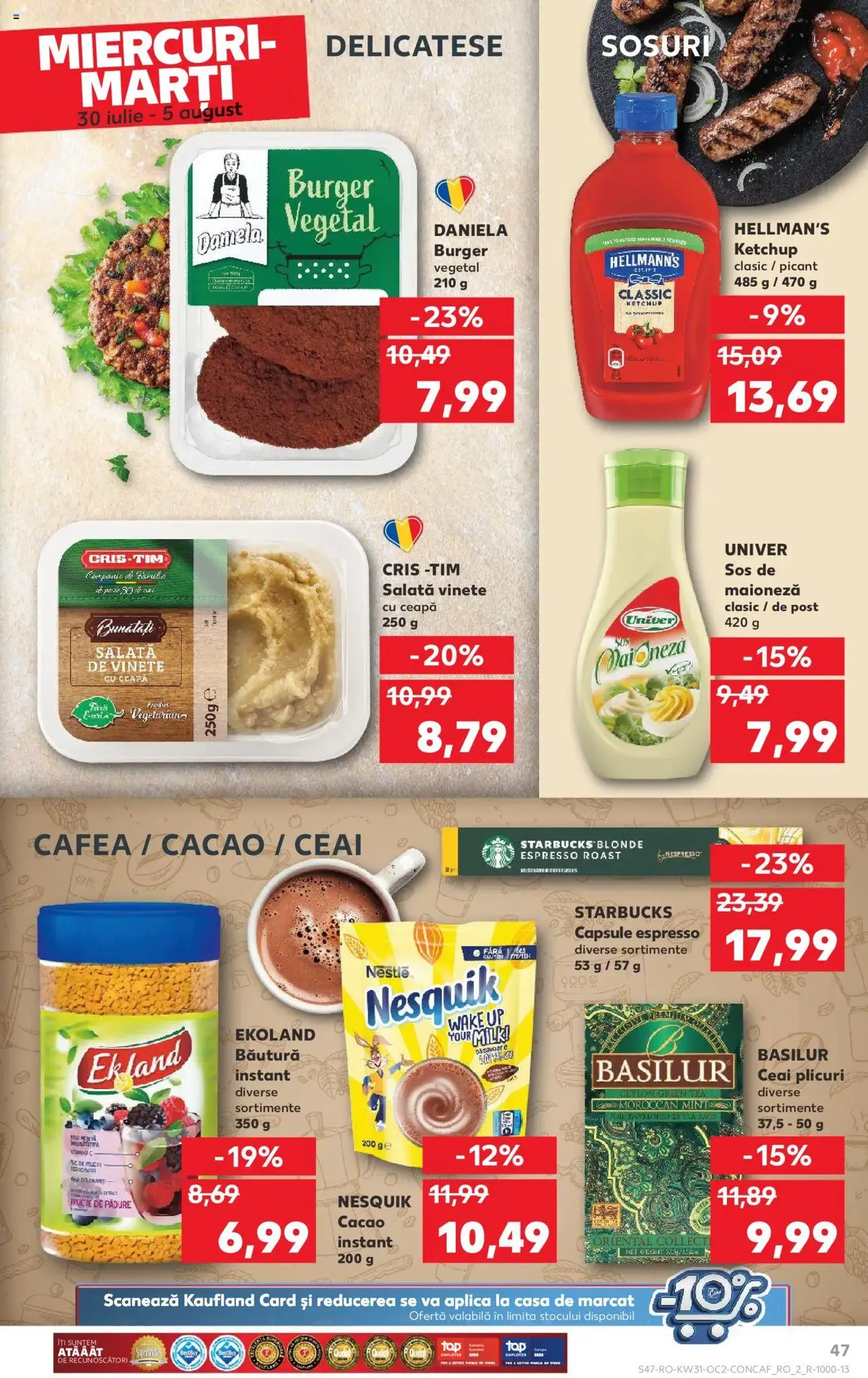 Kaufland RO - București - 2025.07.30. érvényes szórólap 47 oldal 68 oldalból Kaufland RO - București - 2025.07.30. érvényes szórólap 47 oldal 68 oldalból
