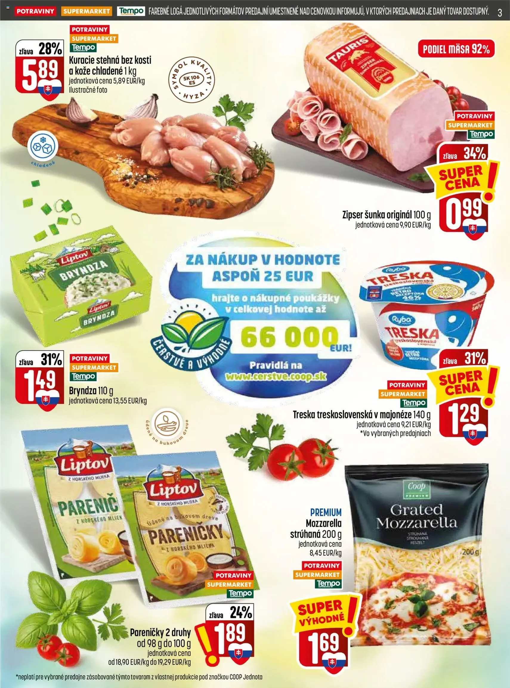 COOP Jednota leták - platný leták od 09.07.2026 strana 3 z 32