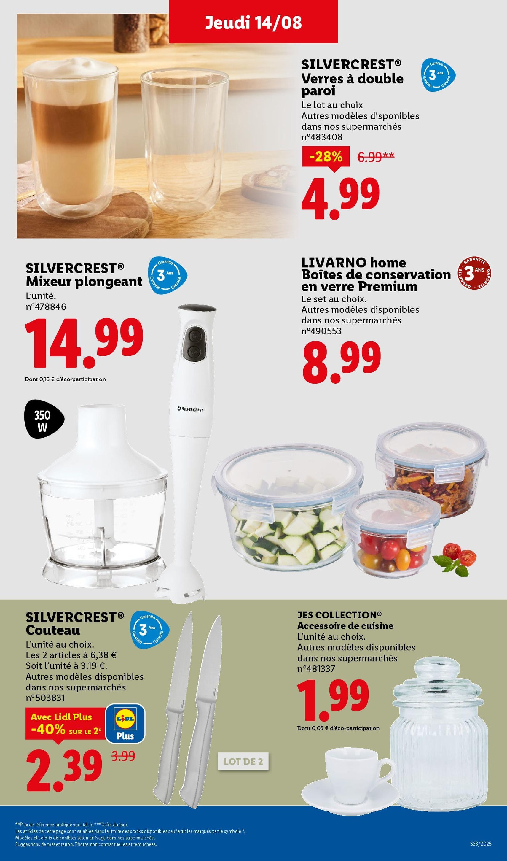 LIDL catalogue semaine 32 - brochure valable à partir du 14/08/2025, page 45 sur 72