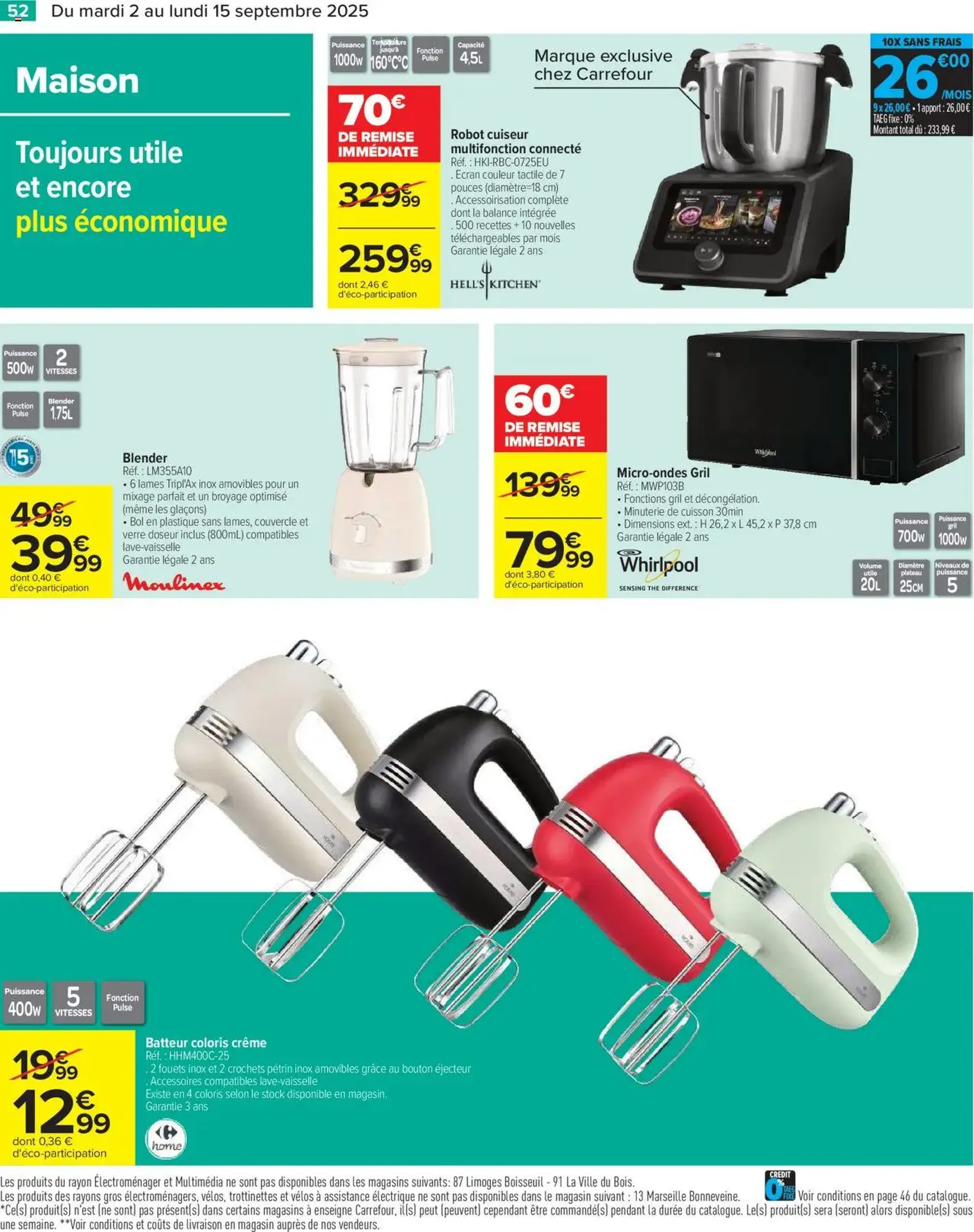 Carrefour catalogue semaine 36 - brochure valable à partir du 02/09/2025, page 54 sur 86 Carrefour catalogue semaine 36 - brochure valable à partir du 02/09/2025, page 54 sur 86