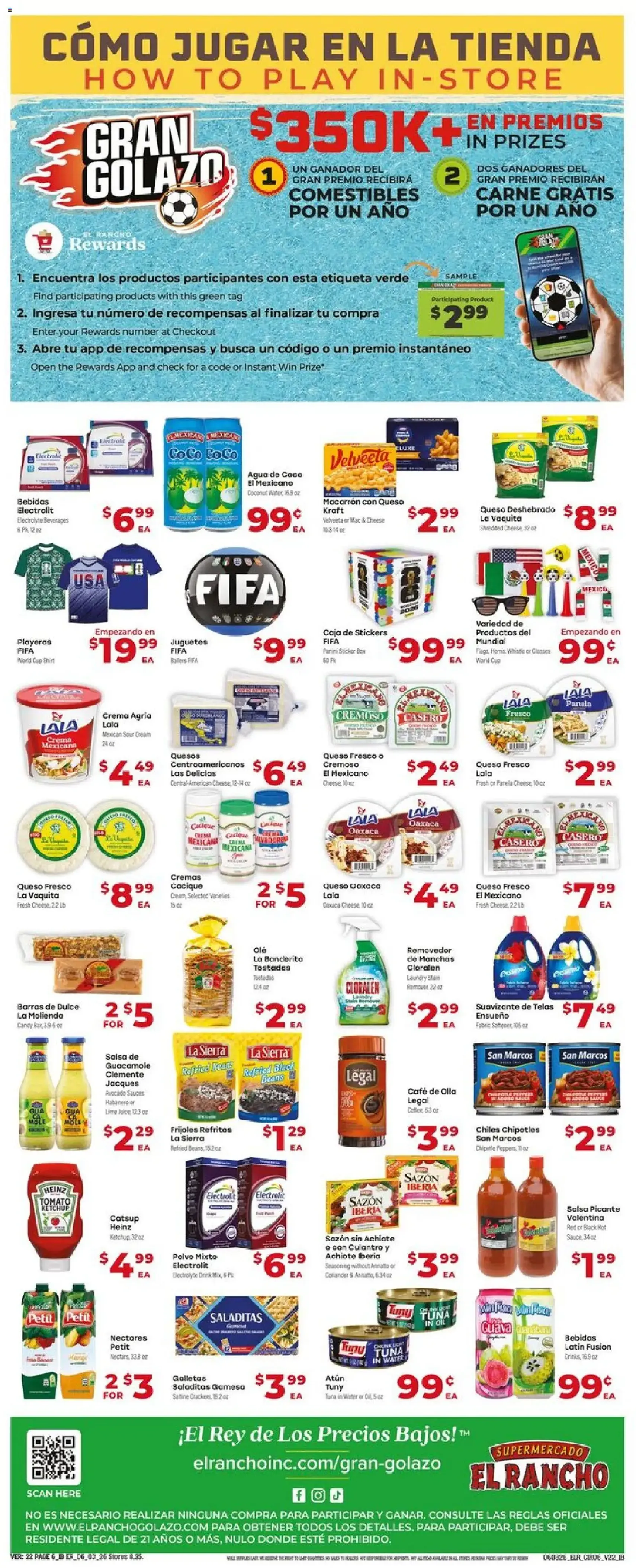 El Rancho Weekly Ad - valid flyer from 06/03/2026, page 6 of 6