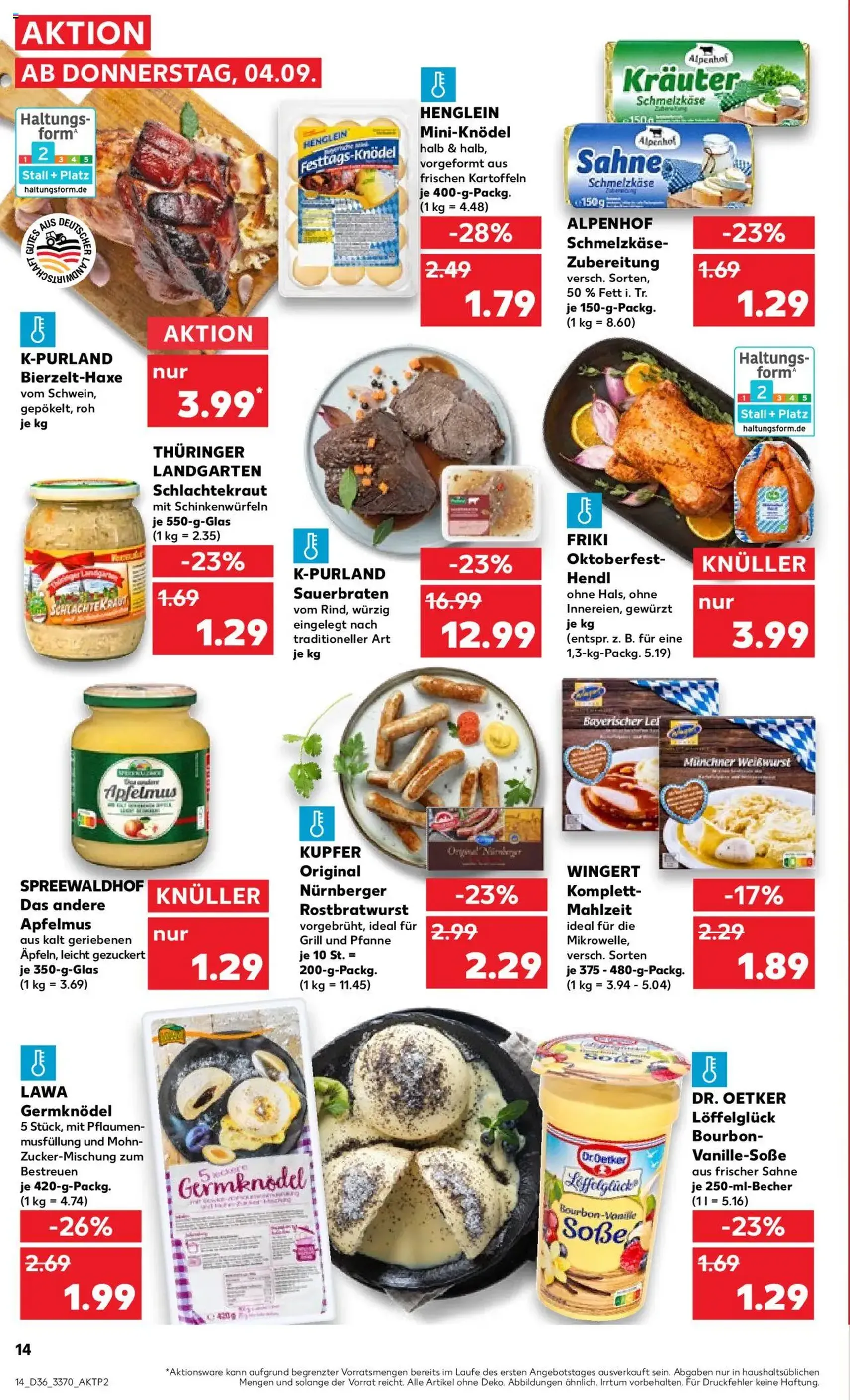 Kaufland Prospekt - Gültiger Prospekt ab 04.09.2025, Seite 14 von insgesamt 64 Kaufland Prospekt - Gültiger Prospekt ab 04.09.2025, Seite 14 von insgesamt 64