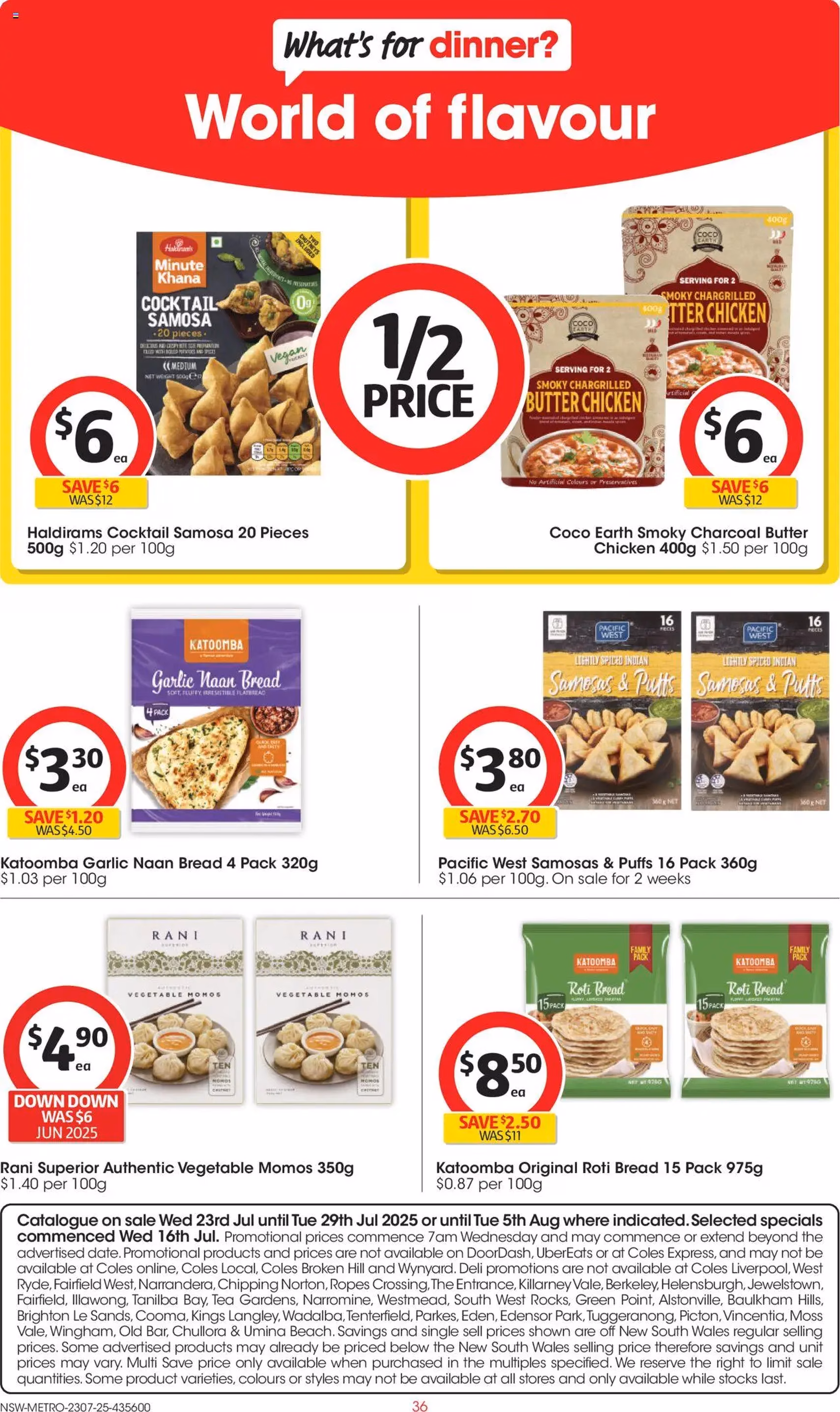 Coles Catalogue NSW - valid flyer from 23/07/2025, page 36 of 47 Coles Catalogue NSW - valid flyer from 23/07/2025, page 36 of 47