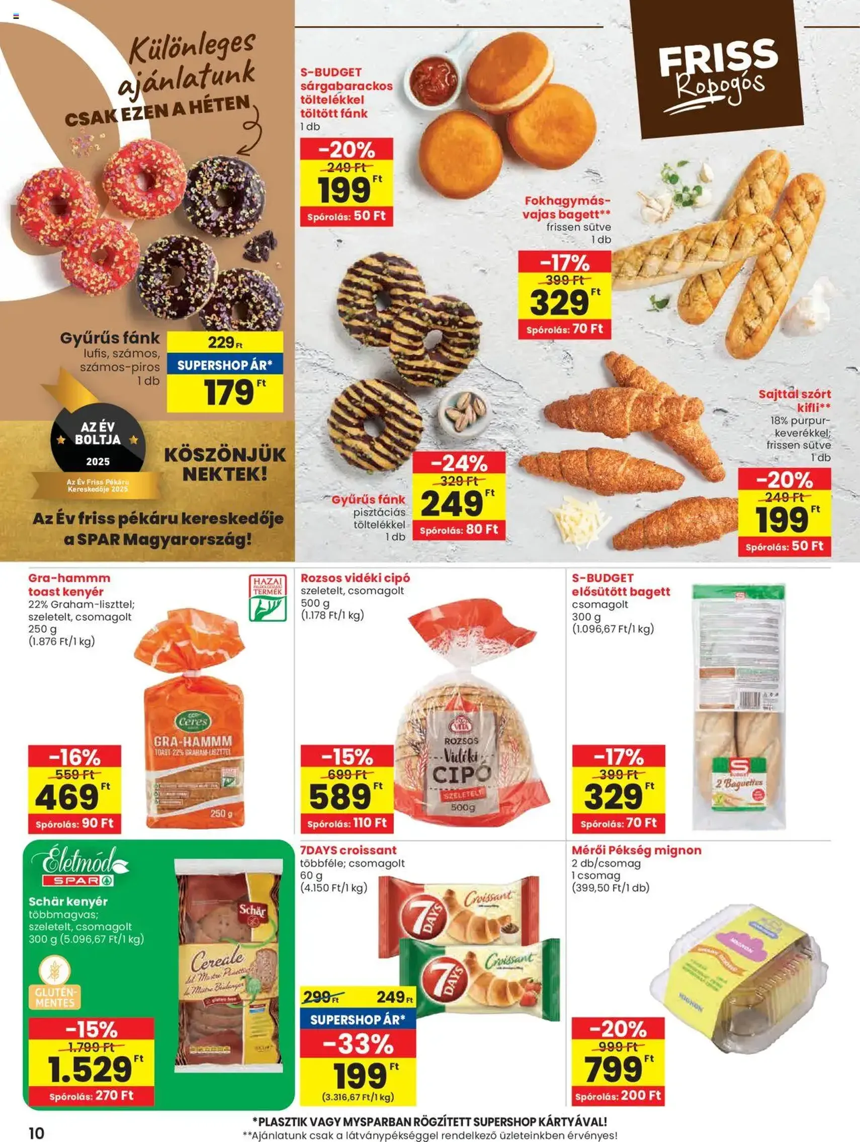 Spar Akciós újság - 2025.08.28. érvényes szórólap 10 oldal 20 oldalból Spar Akciós újság - 2025.08.28. érvényes szórólap 10 oldal 20 oldalból