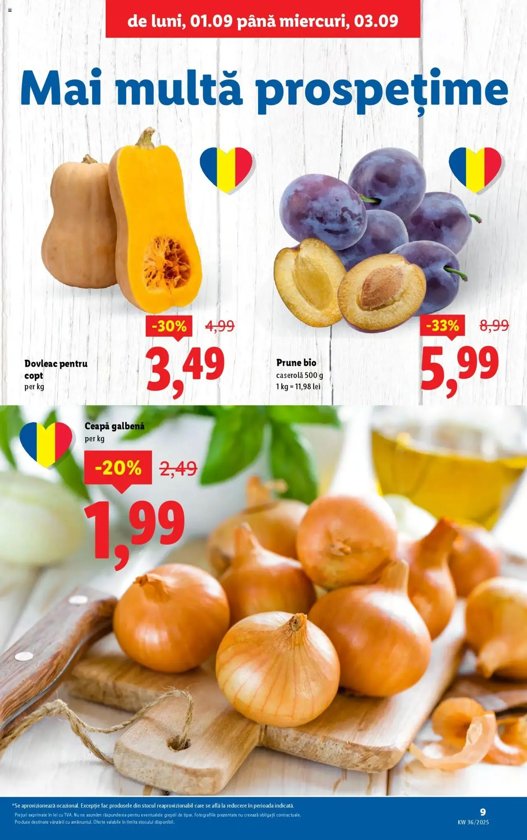 Catalog Lidl - cataloage valabile începând cu 01.09.2025 pagina 9 din 76 Catalog Lidl - cataloage valabile începând cu 01.09.2025 pagina 9 din 76