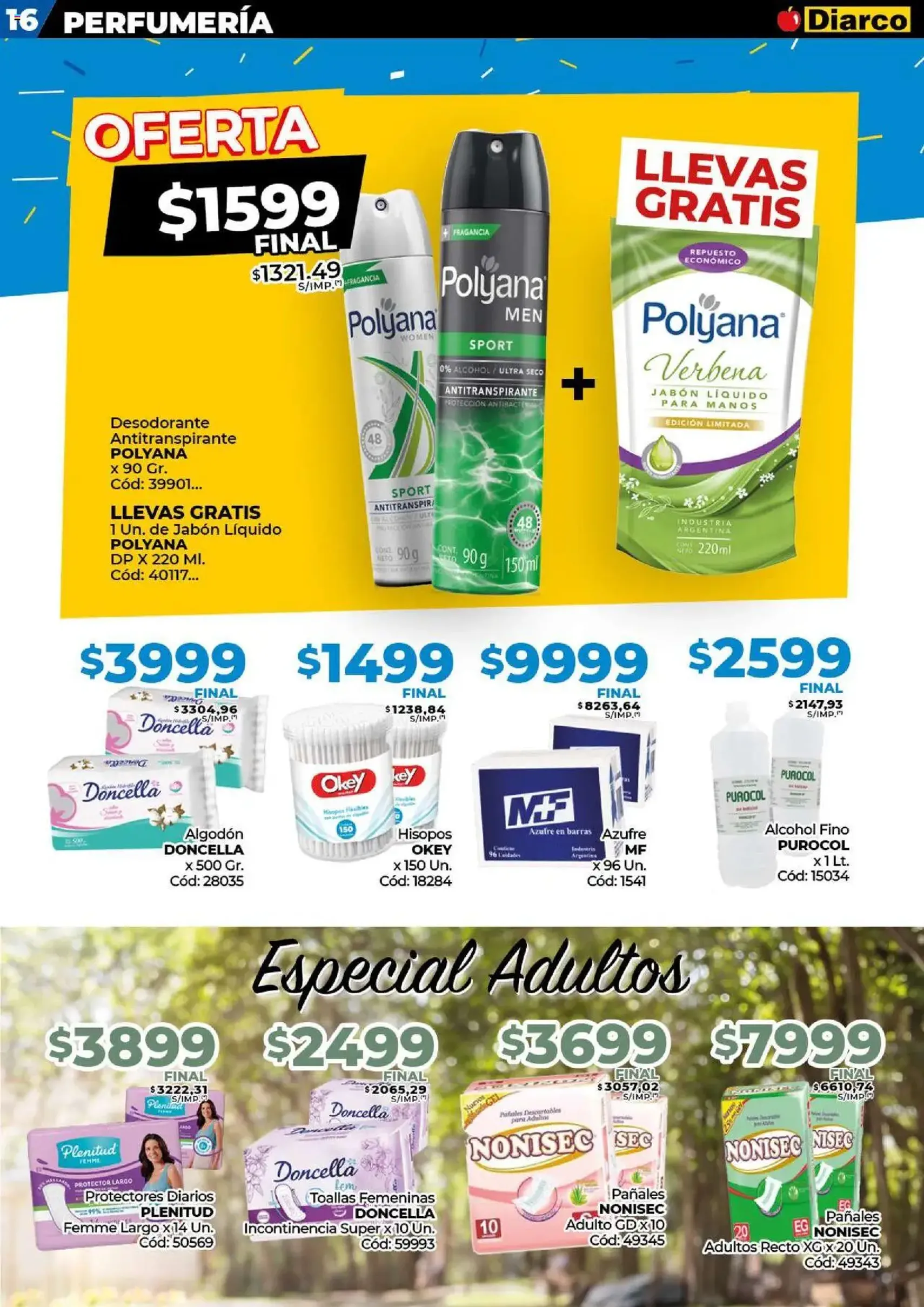 Diarco ofertas - folleto válido desde 28/07/2025 página 16 de 22 Diarco ofertas - folleto válido desde 28/07/2025 página 16 de 22
