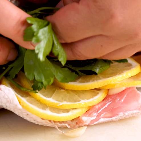 Orata al forno - procedimento 1