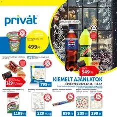 PRIVÁT Akciós újság - szórólap előnézete érvényes 2025.12.11. -tól