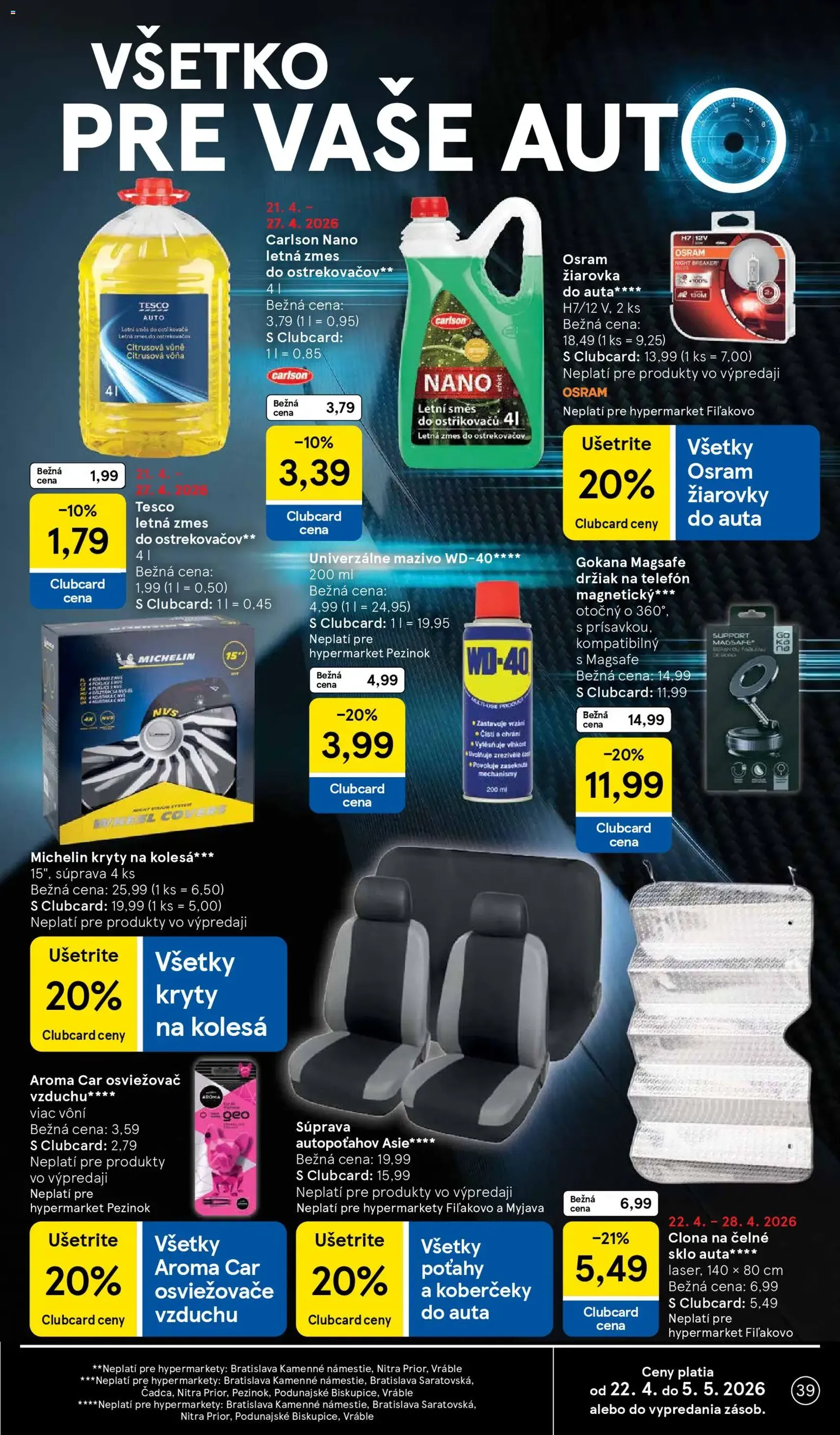 Tesco Hypermarket - leták - platný leták od 22.04.2026 strana 39 z 45