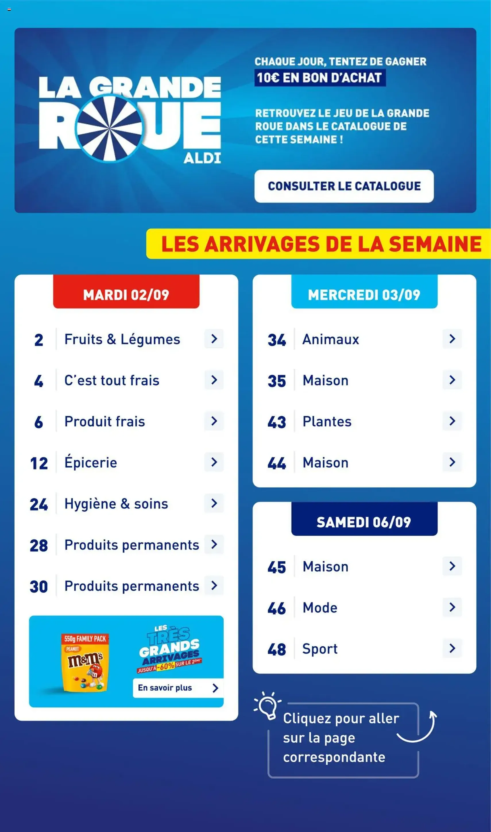 Aldi catalogue semaine 36 - brochure valable à partir du 02/09/2025, page 3 sur 54