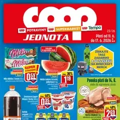 COOP Jednota leták - náhľad letáku platný od 11.06.2026
