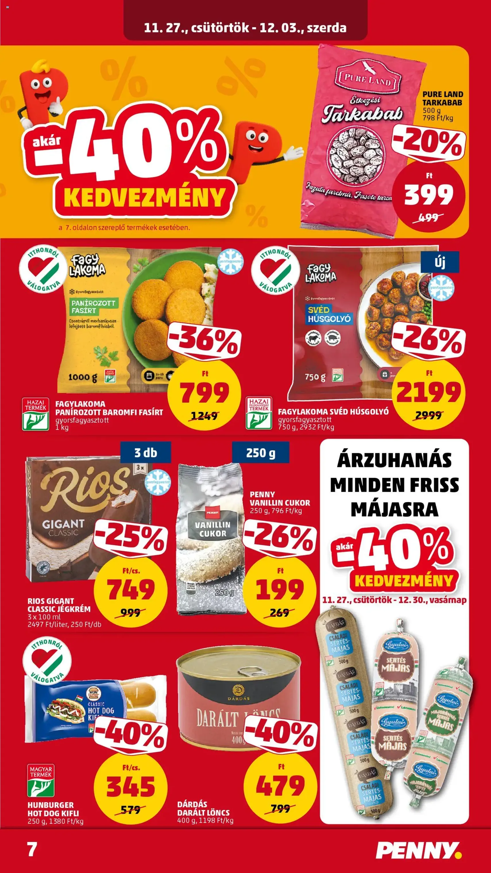 PENNY Akciós újság - 2025.11.27. érvényes szórólap 11 oldal 46 oldalból