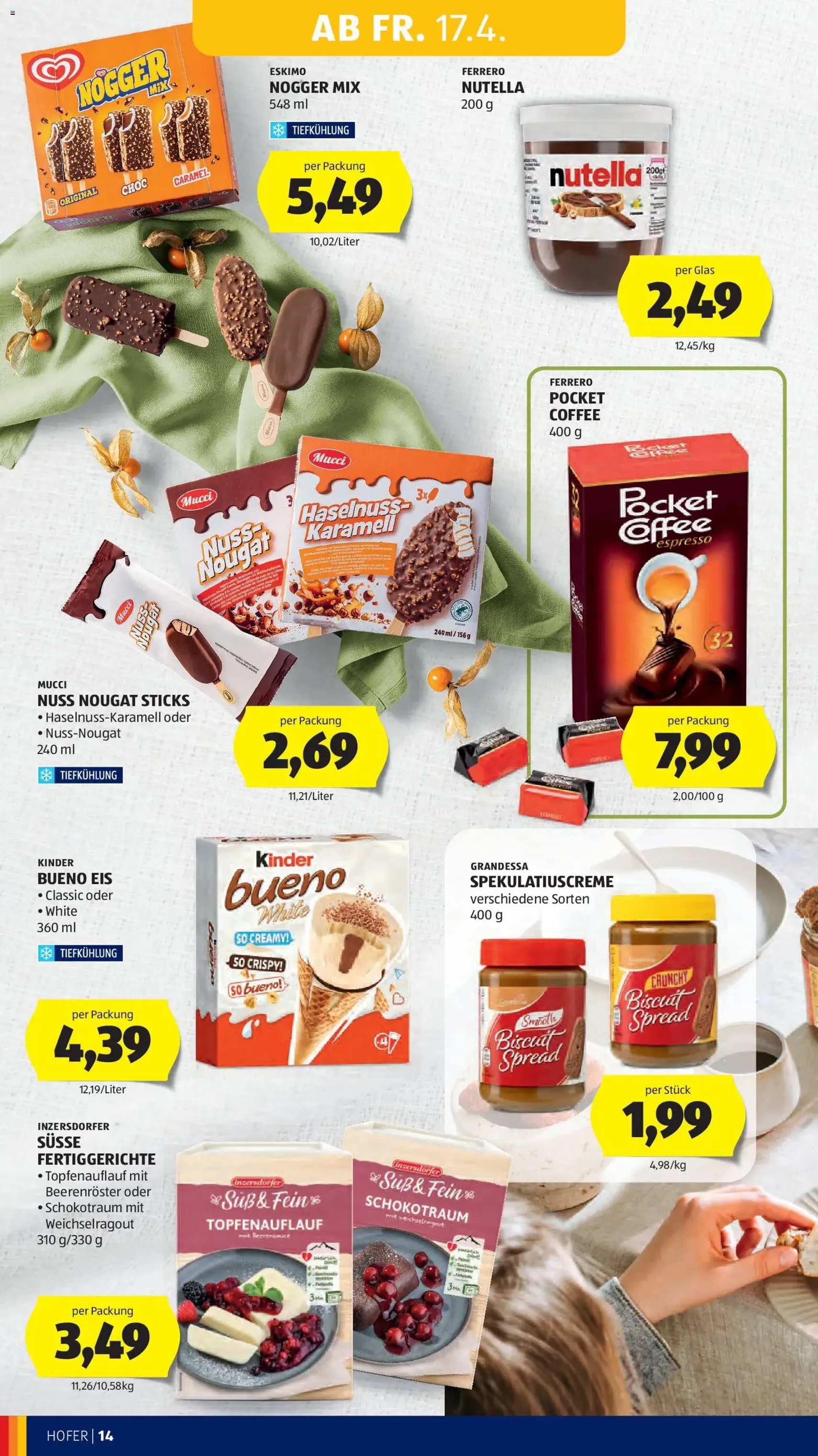 Hofer Flugblatt - Gültiger Prospekt ab 20.04.2026, Seite 16 von insgesamt 45