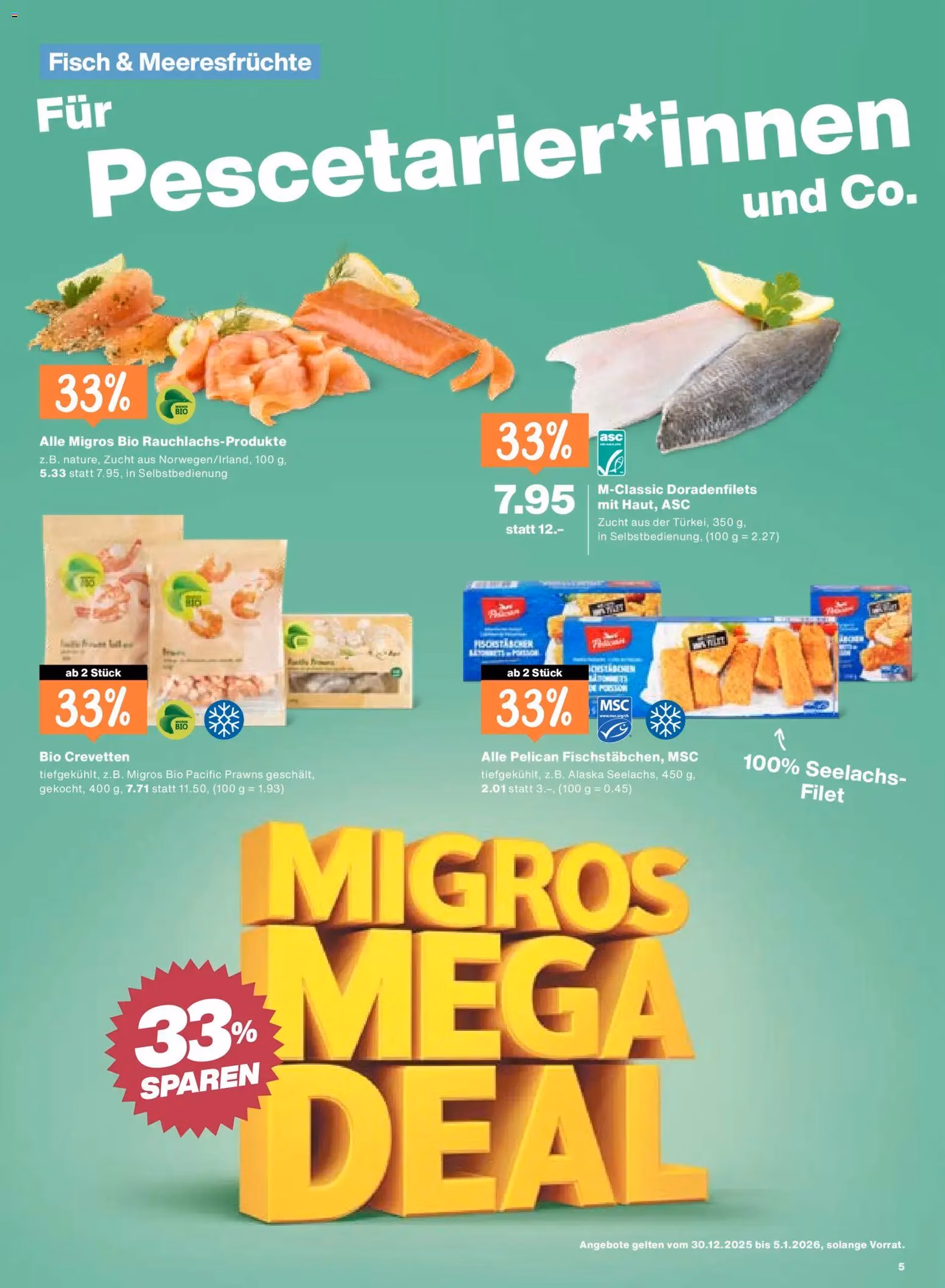 Migros Aktionen - Gültiger Prospekt ab 30.12.2025, Seite 5 von insgesamt 20