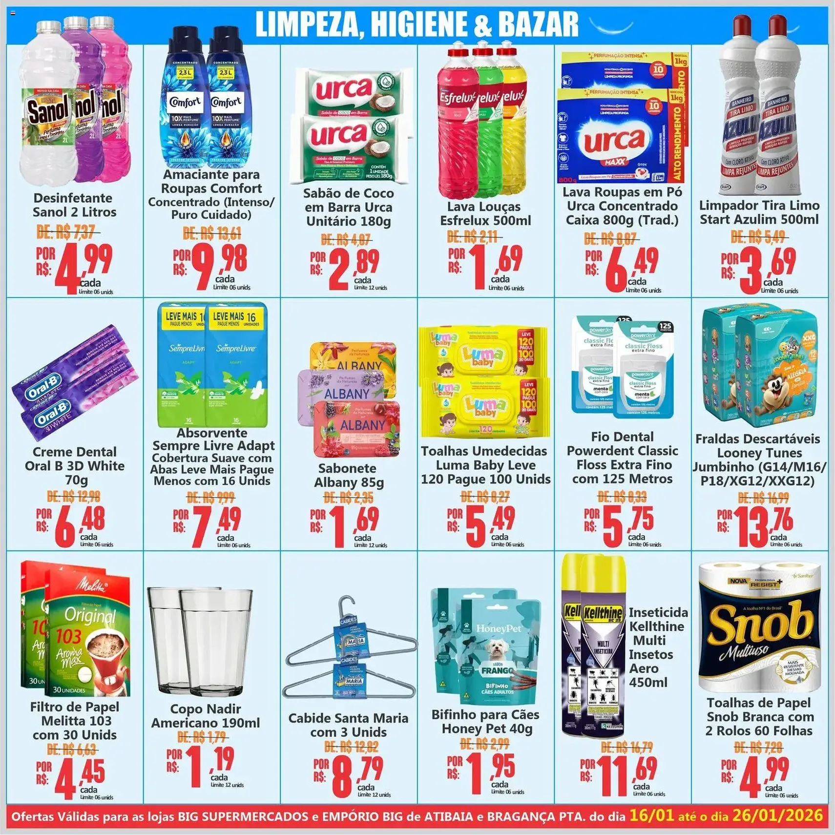 Big Supermercados - Ofertas da semana - folheto válido a partir de 16/01/2026 página 6 de 6