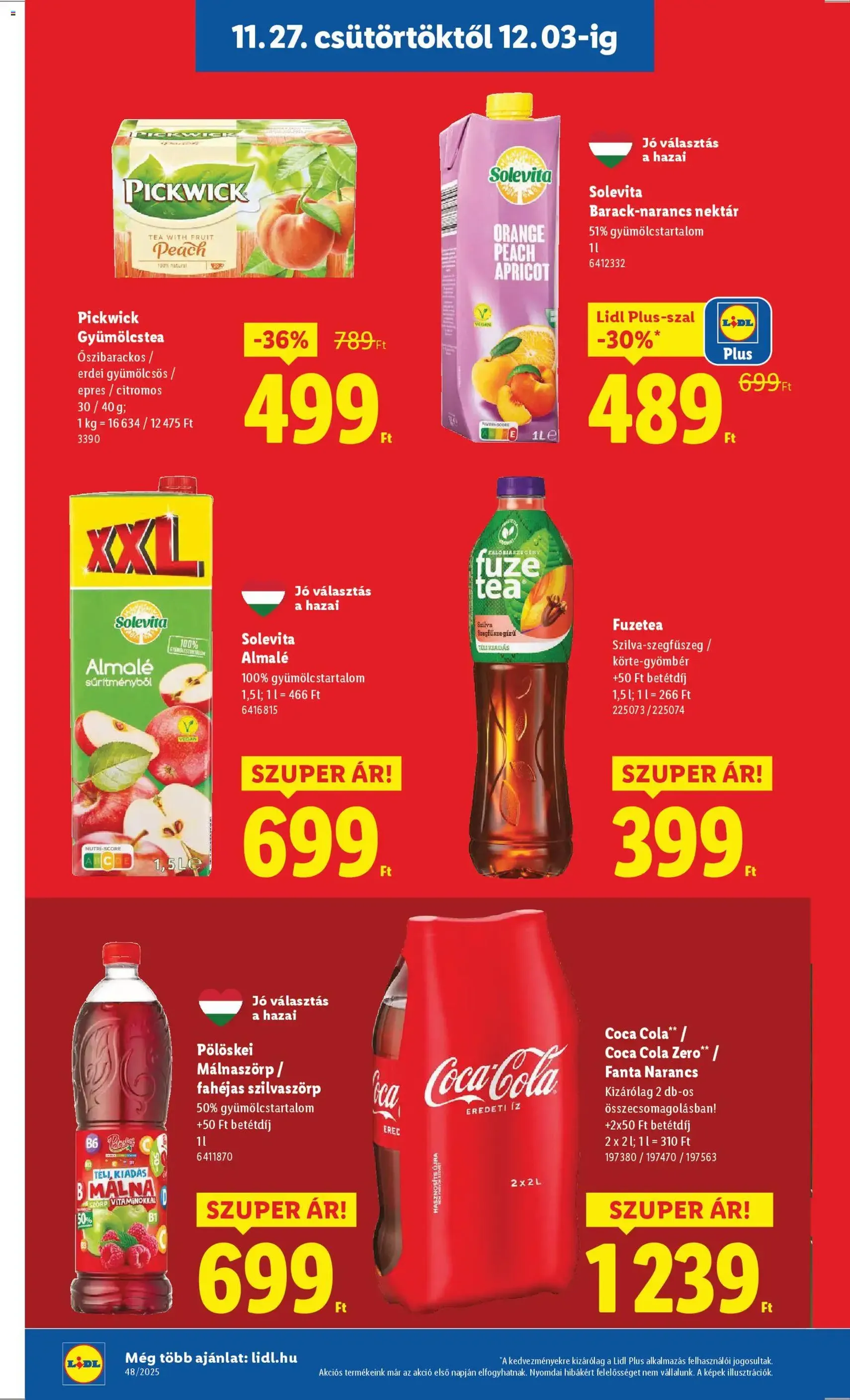 Lidl Akciós újság - 2025.11.27. érvényes szórólap 10 oldal 68 oldalból