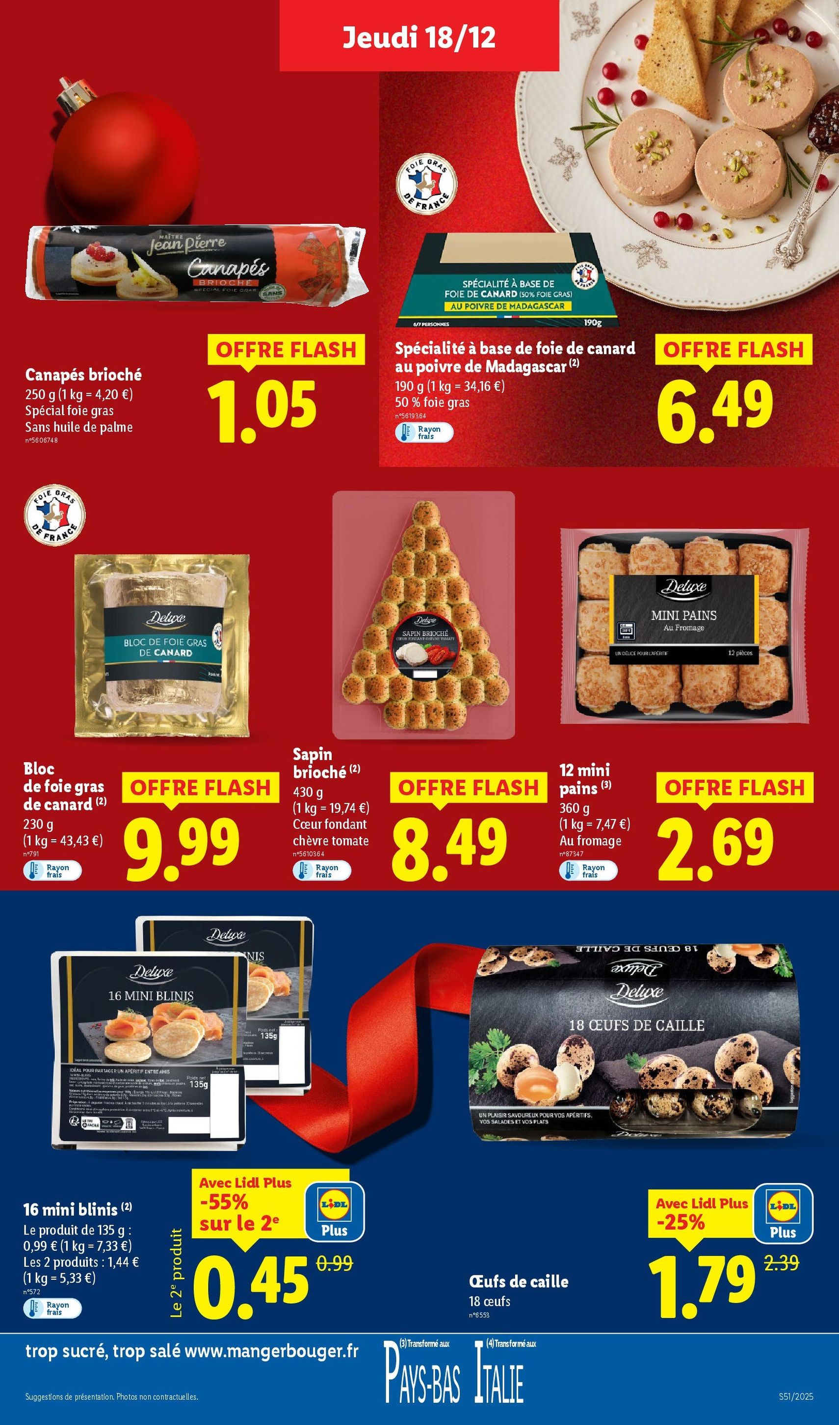 LIDL catalogue semaine 51 - brochure valable à partir du 18/12/2025, page 15 sur 87