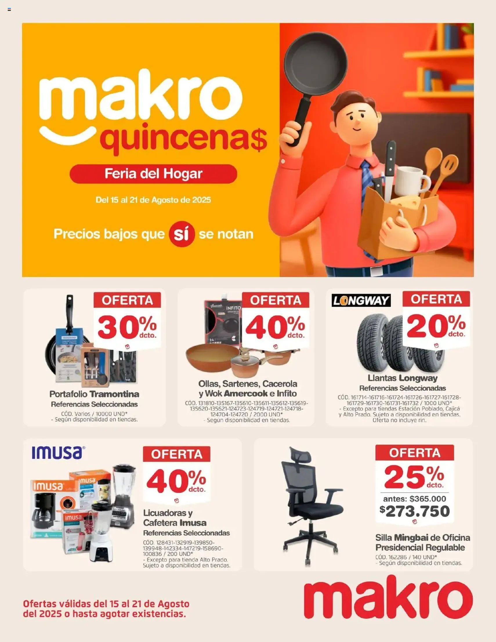 Makro - Catálogo - folleto válido desde 15/08/2025 página 1 de 39 Makro - Catálogo - folleto válido desde 15/08/2025 página 1 de 39
