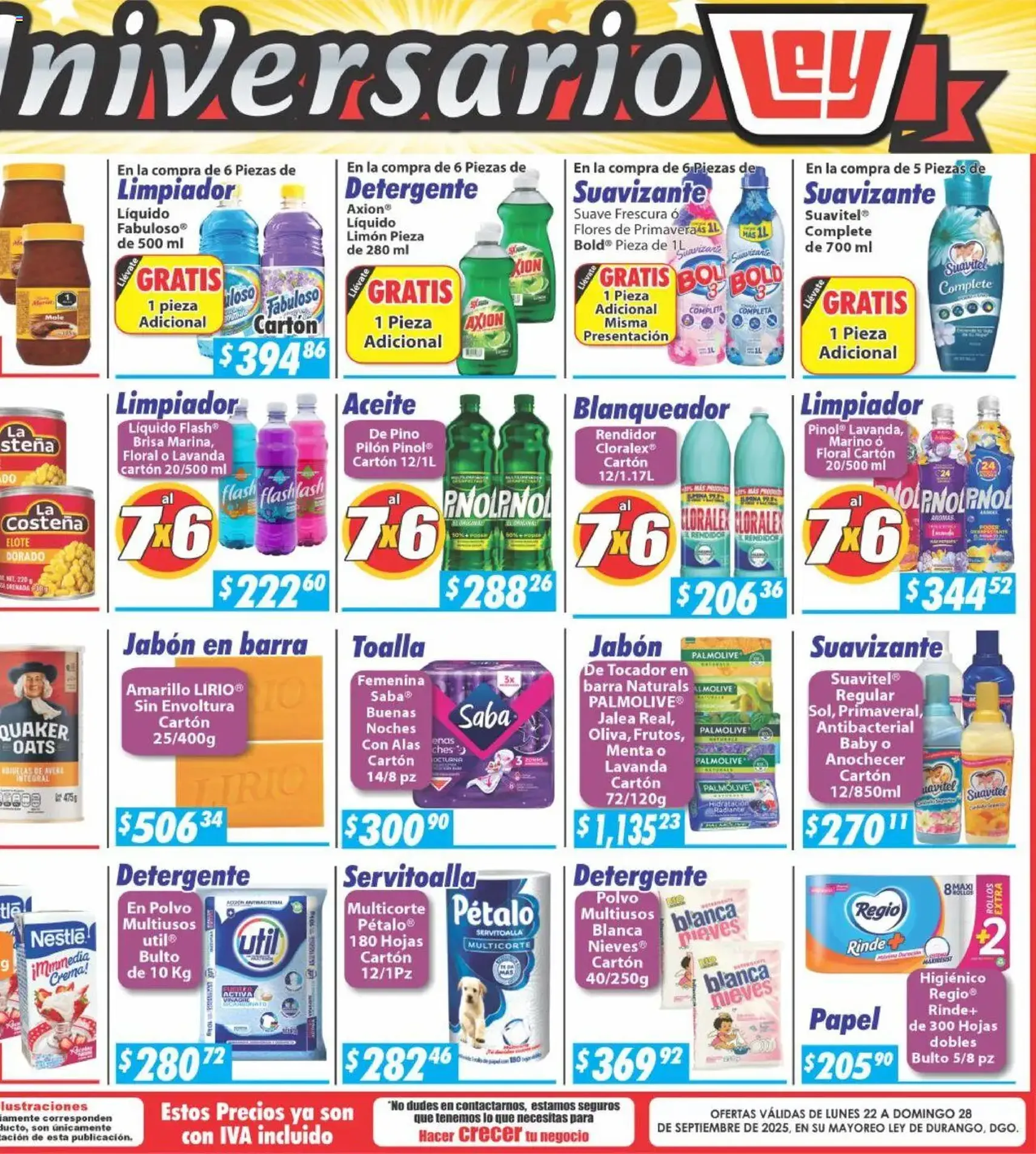 Casa Ley - Folleto Mayoreo - folleto válido desde 22/09/2025 página 6 de 6