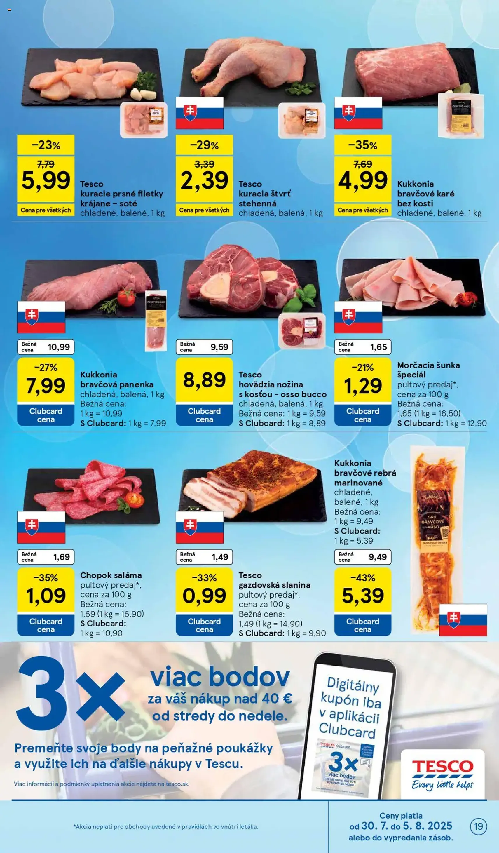 Tesco Hypermarket - leták - platný leták od 30.07.2025 strana 19 z 33 Tesco Hypermarket - leták - platný leták od 30.07.2025 strana 19 z 33