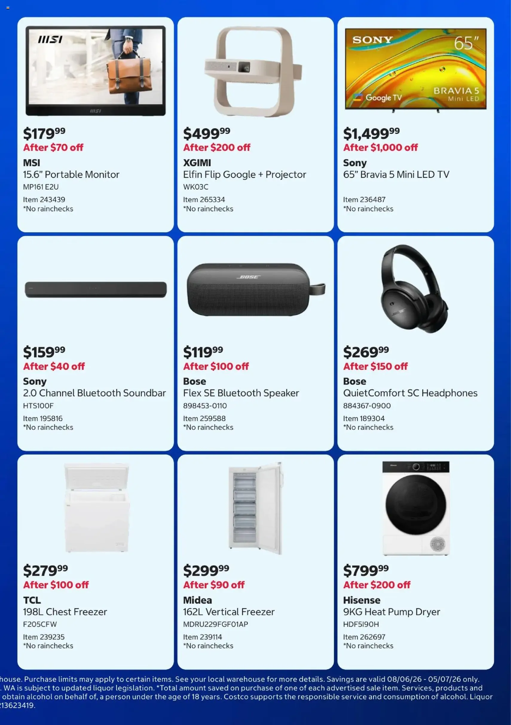 Costco catalogue - valid flyer from 08/06/2026, page 3 of 12