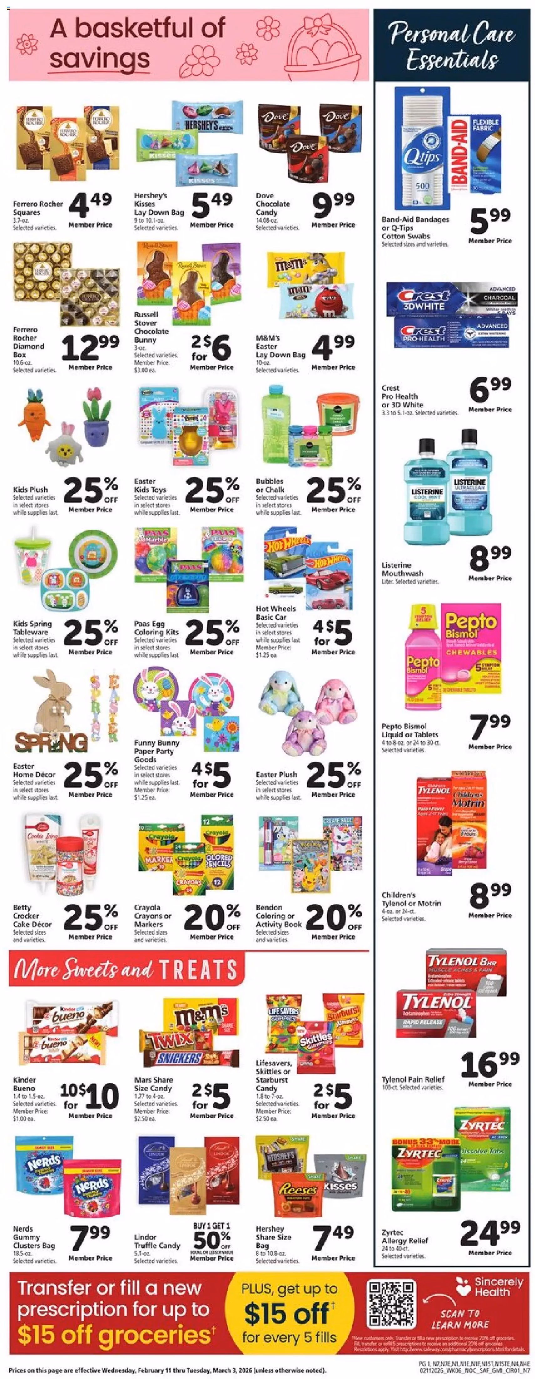 Safeway Weekly Ad - valid flyer from 02/11/2026, page 7 of 9
