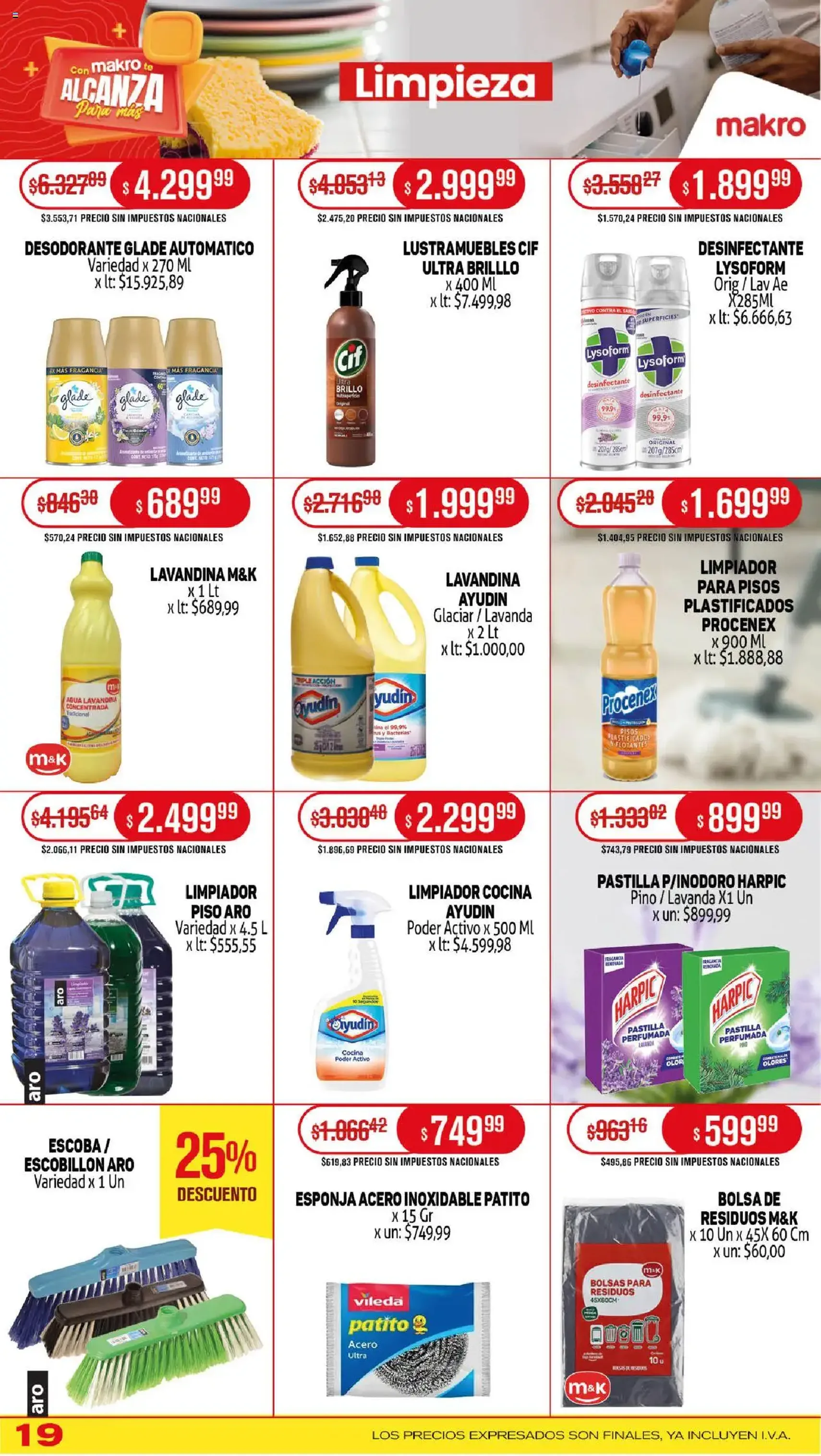 Makro ofertas - folleto válido desde 14/08/2025 página 19 de 20