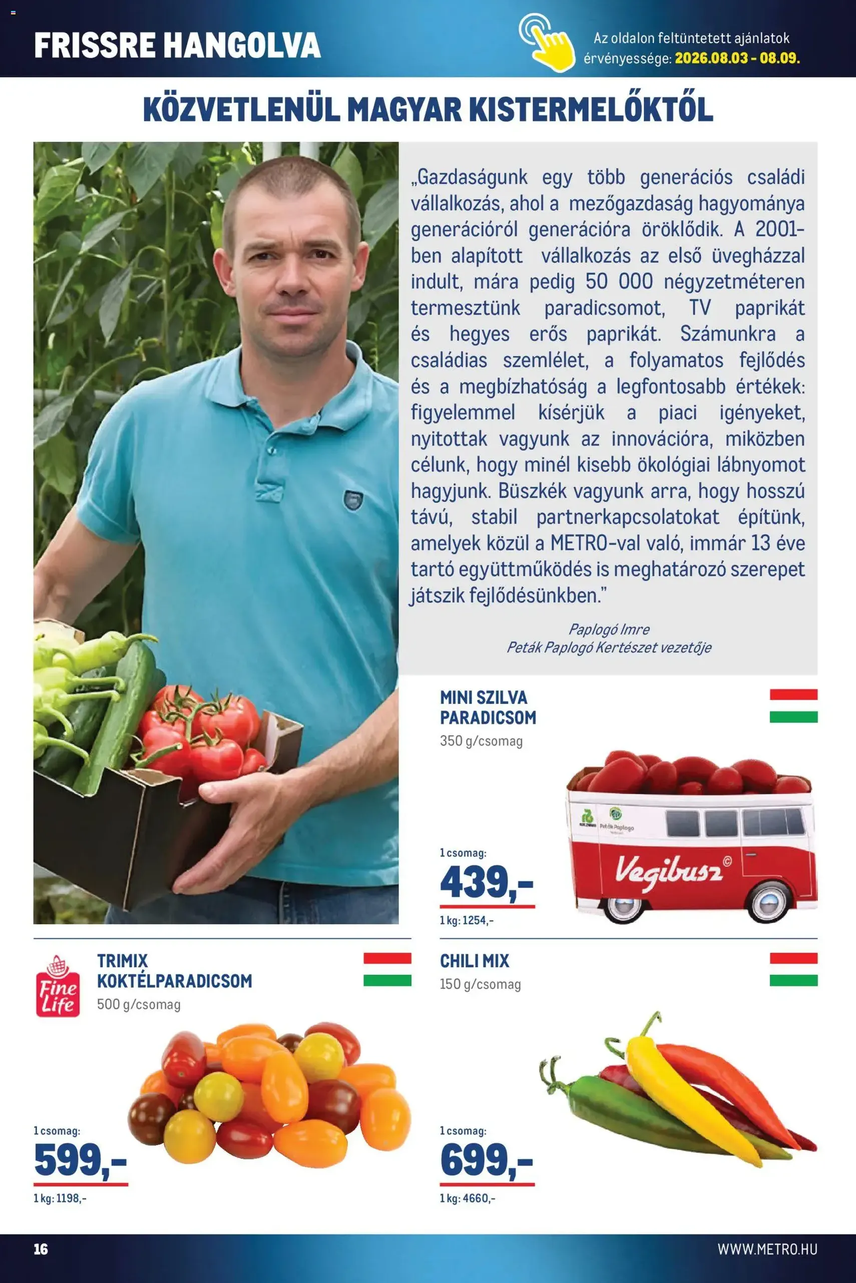 Metro akciós újság - 2026.08.01. érvényes szórólap 16 oldal 42 oldalból