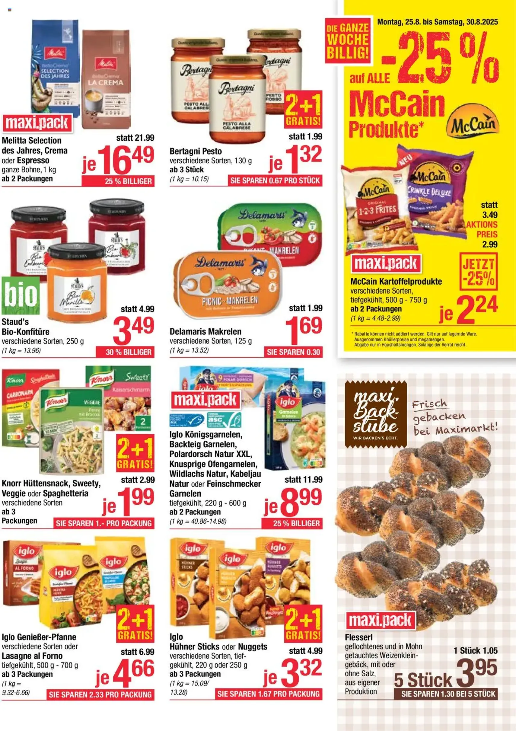 Maximarkt Flugblatt - Gültiger Prospekt ab 25.08.2025, Seite 11 von insgesamt 28 Maximarkt Flugblatt - Gültiger Prospekt ab 25.08.2025, Seite 11 von insgesamt 28
