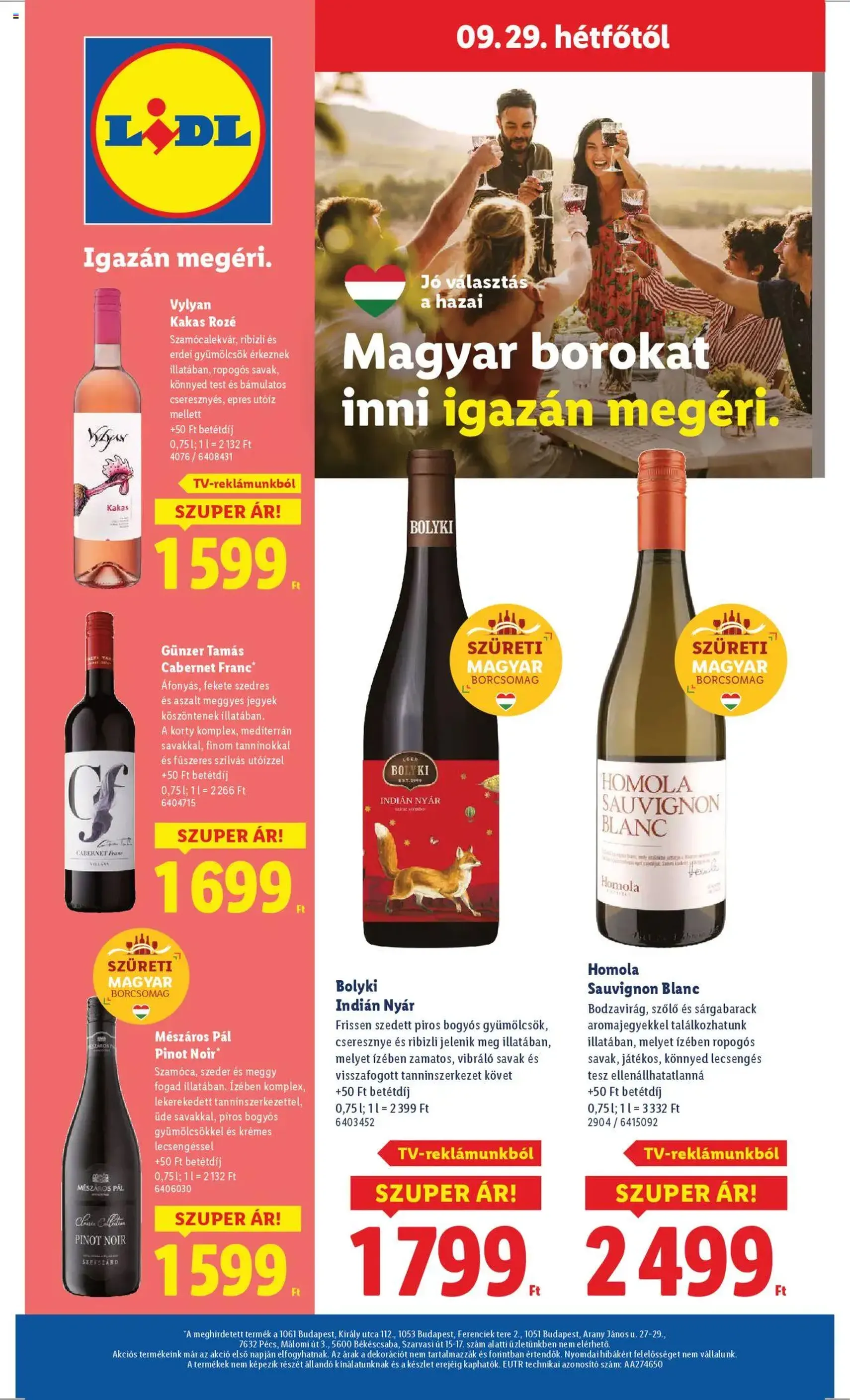 Lidl Akciós újság - 2025.09.25. érvényes szórólap 66 oldal 68 oldalból Lidl Akciós újság - 2025.09.25. érvényes szórólap 66 oldal 68 oldalból