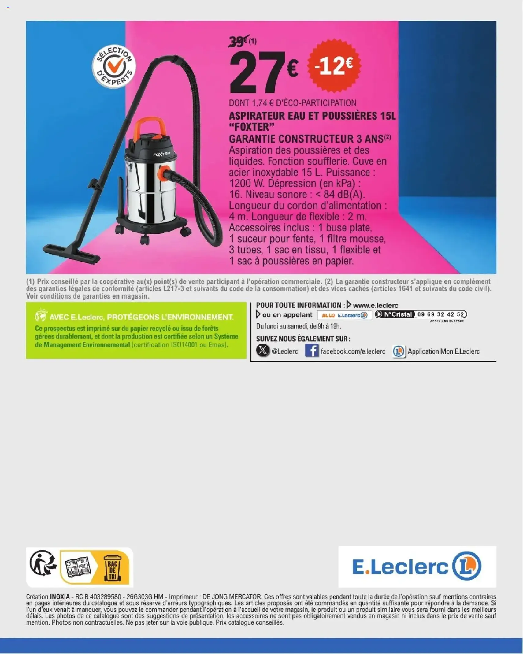 E.Leclerc catalogue semaine 4 - brochure valable à partir du 20/01/2026, page 56 sur 56