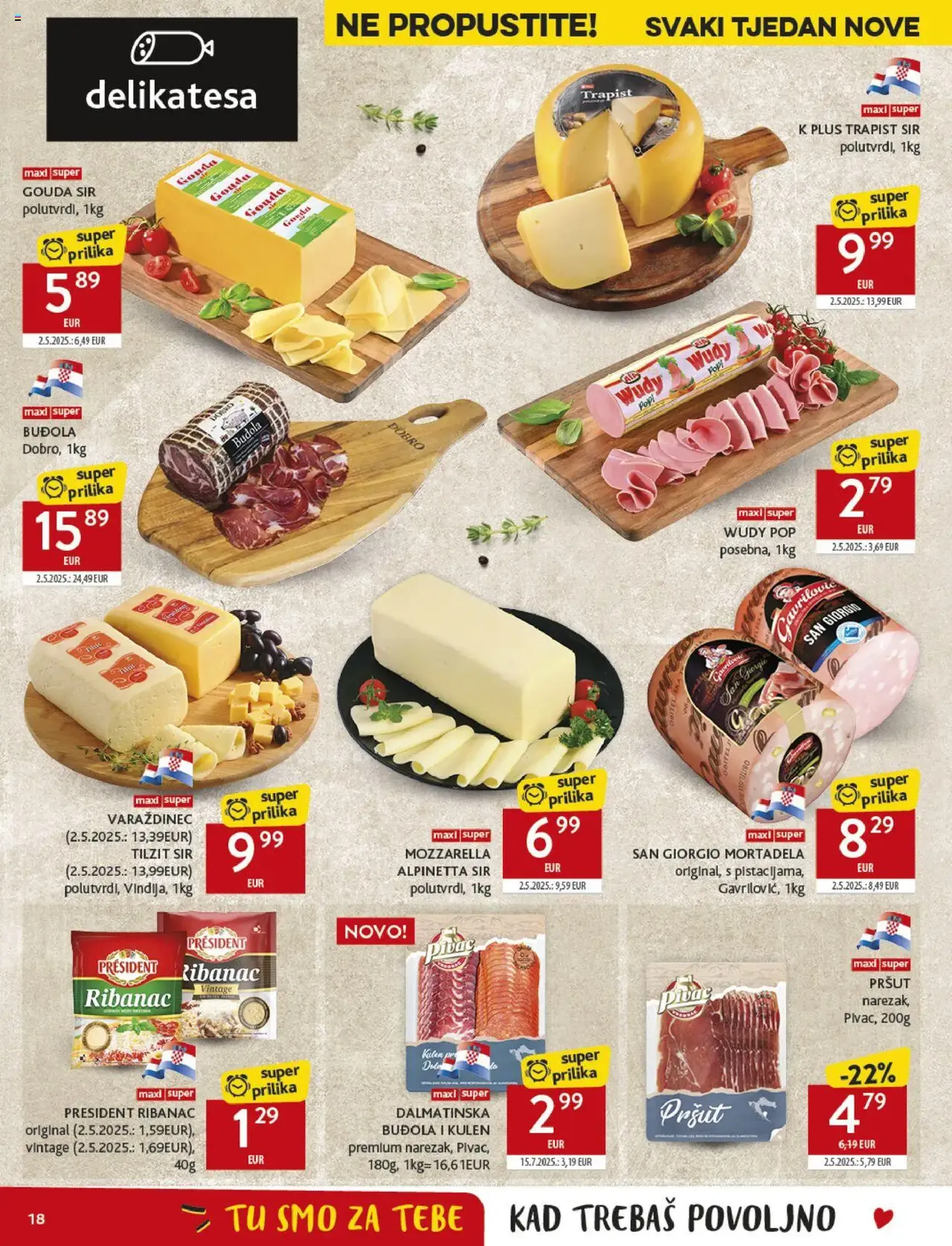 Konzum HR Akciós újság - 2025.07.30. érvényes szórólap 18 oldal 40 oldalból Konzum HR Akciós újság - 2025.07.30. érvényes szórólap 18 oldal 40 oldalból