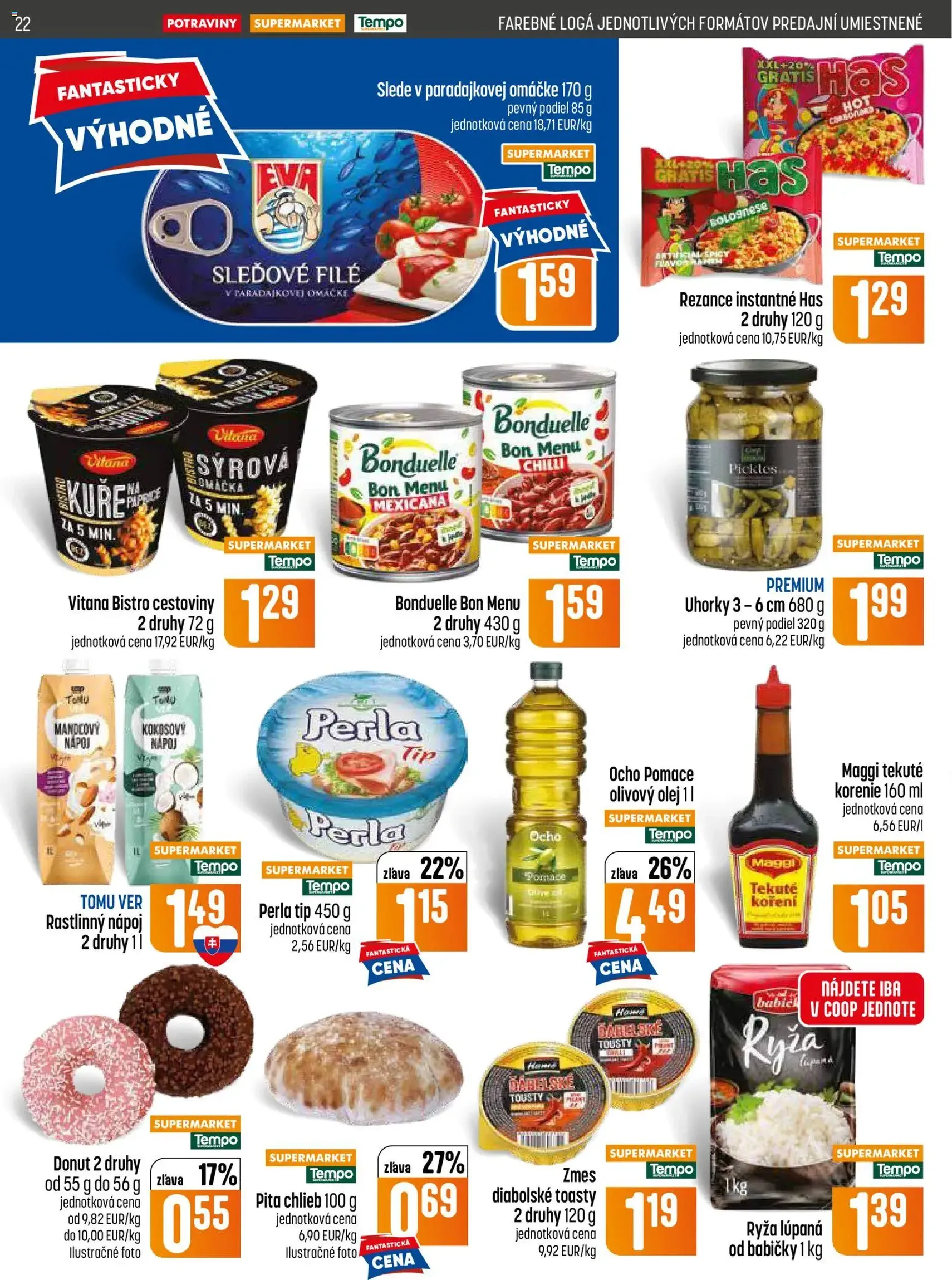 COOP Jednota leták - platný leták od 18.06.2026 strana 22 z 32
