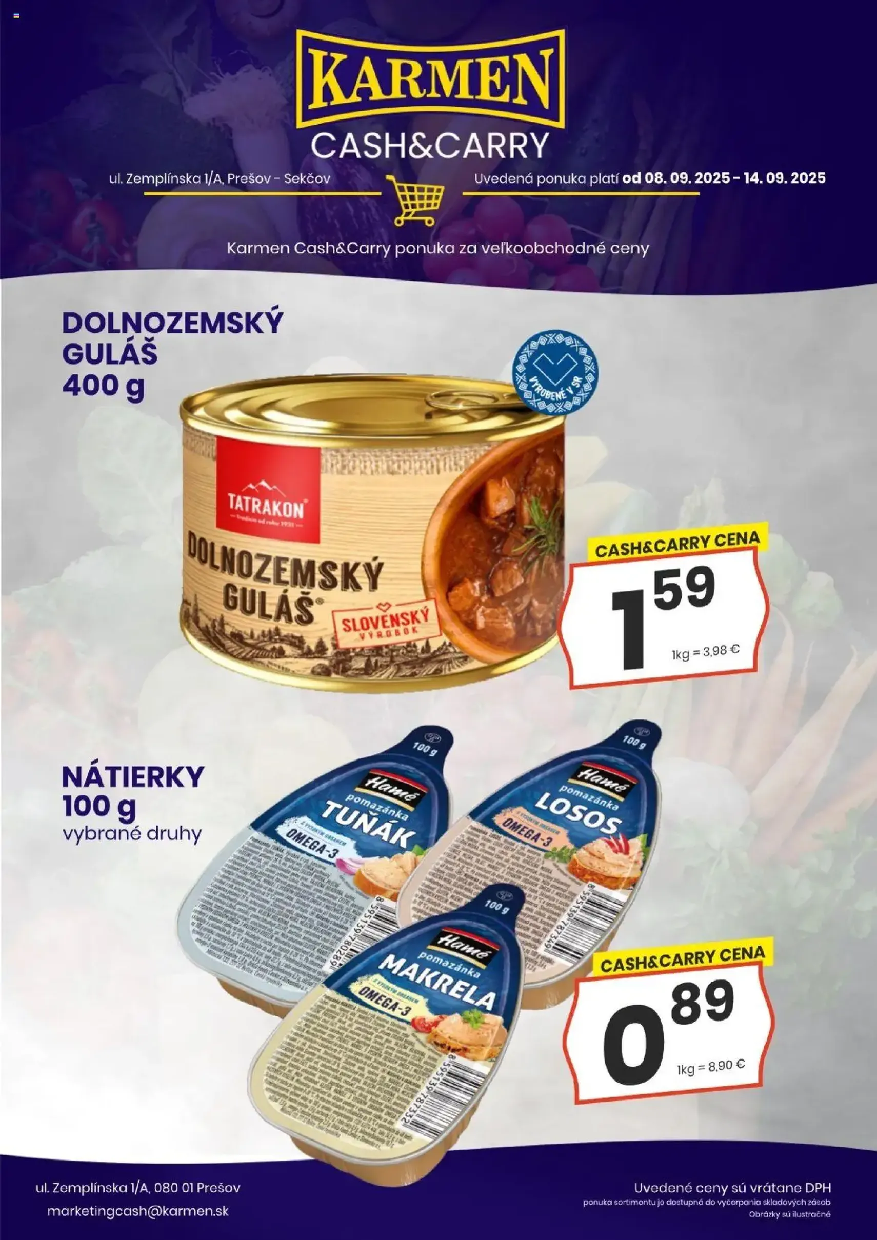 KARMEN CBA leták - platný leták od 08.09.2025 strana 9 z 10 KARMEN CBA leták - platný leták od 08.09.2025 strana 9 z 10