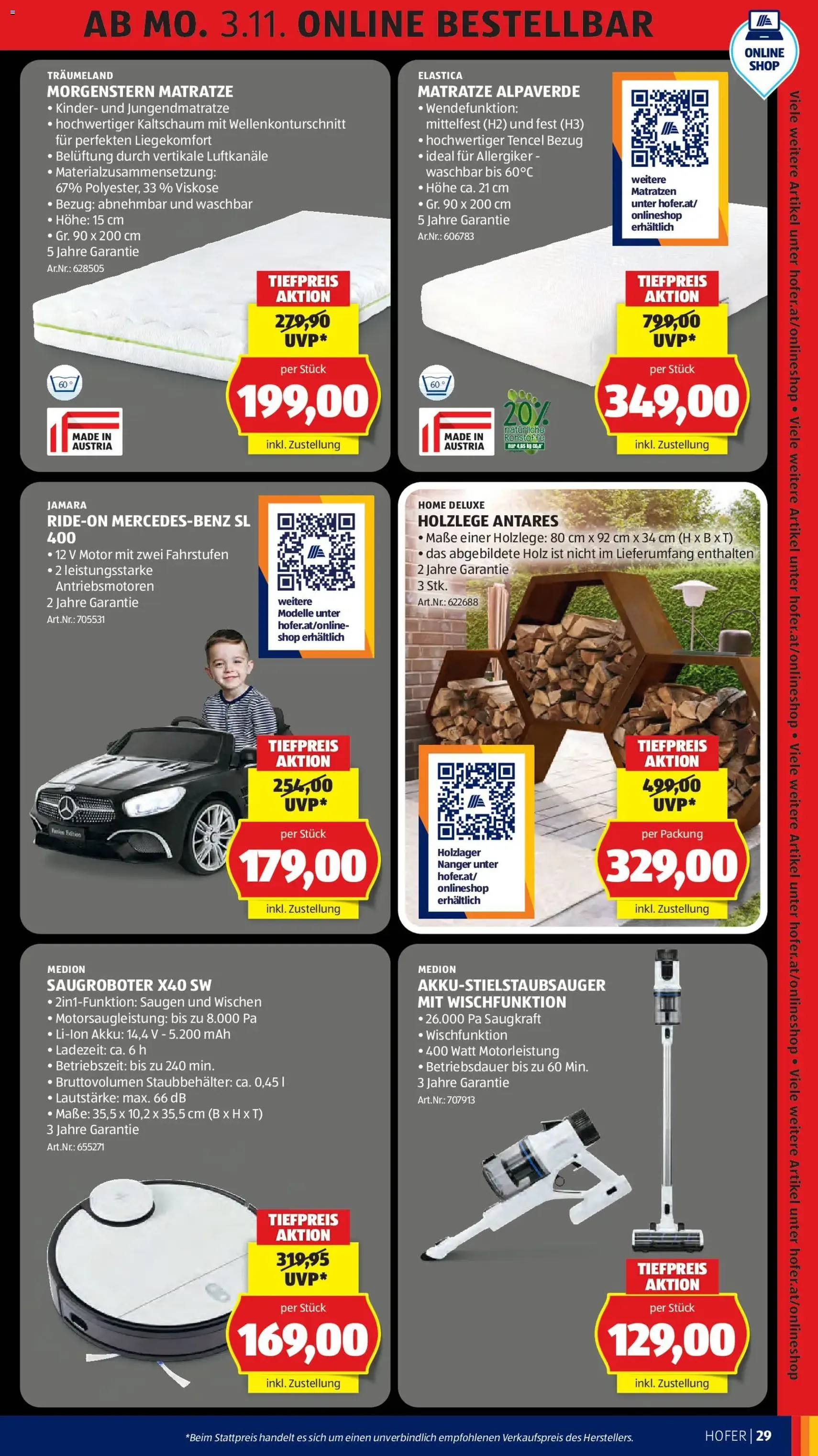 Hofer AT Akciós újság - 2025.10.31. érvényes szórólap 33 oldal 45 oldalból