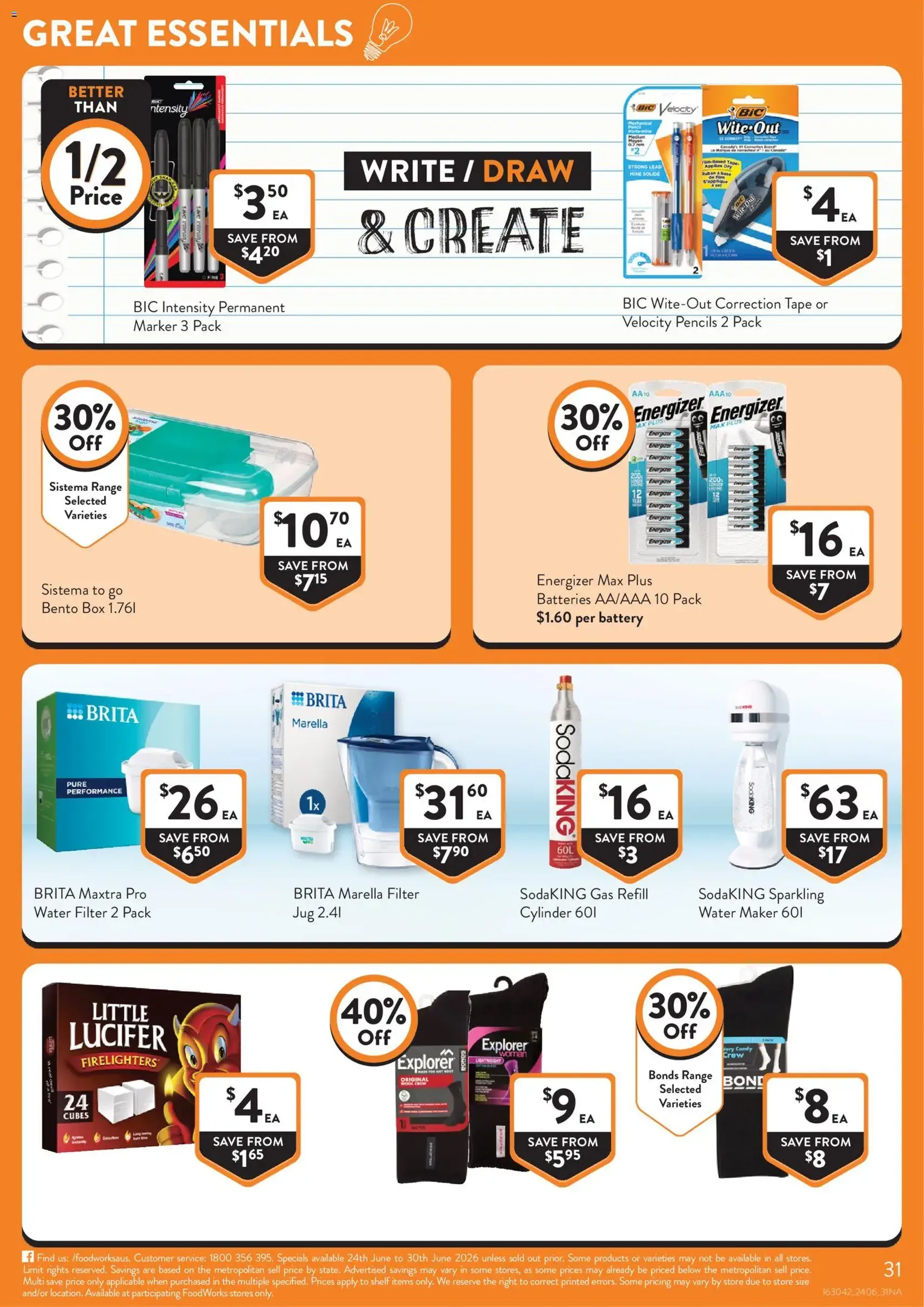 Foodworks catalogue - valid flyer from 24/06/2026, page 31 of 31