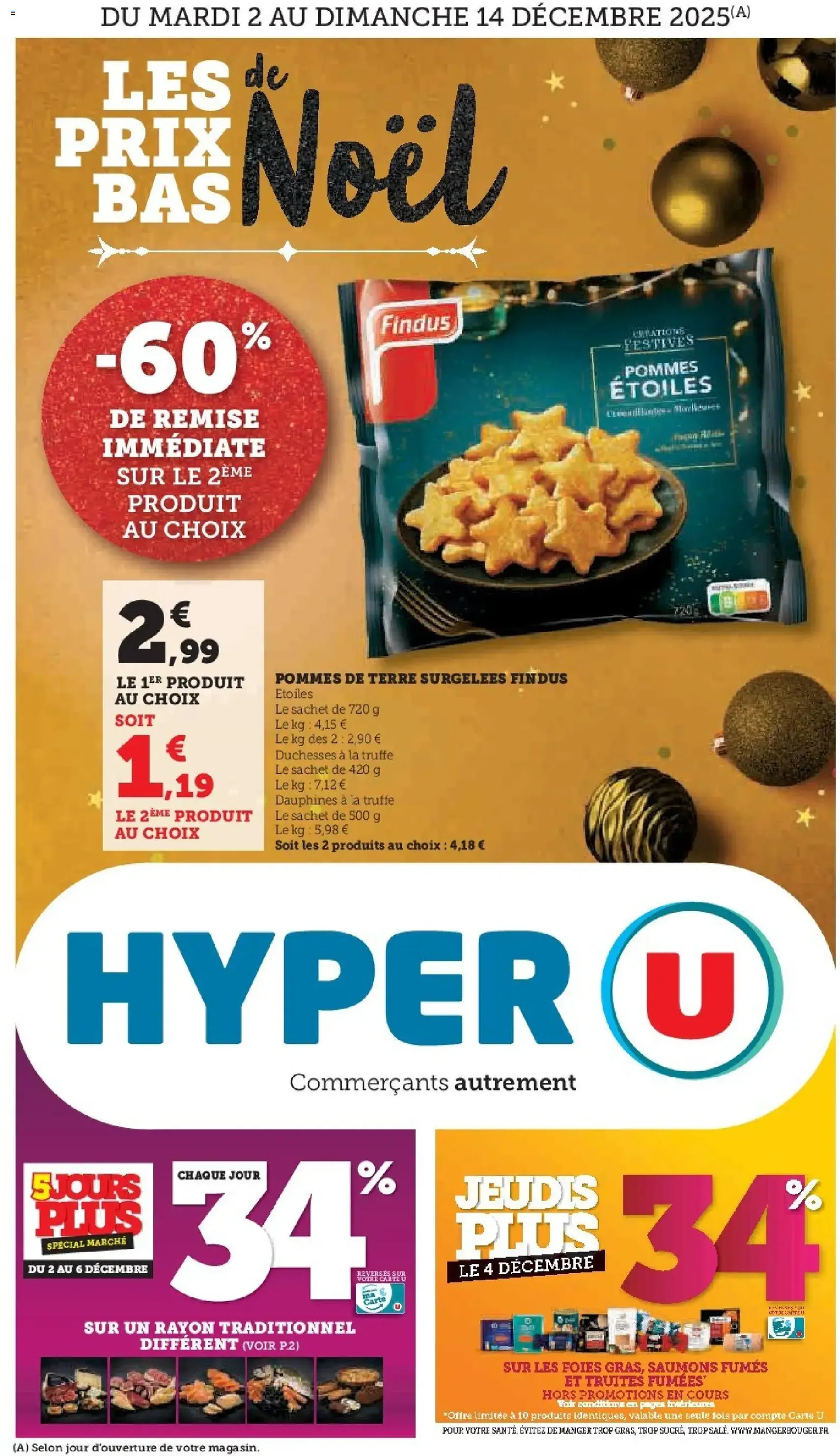 Hyper U - Les prix bas de la semaine - brochure valable à partir du 02/12/2025, page 1 sur 40
