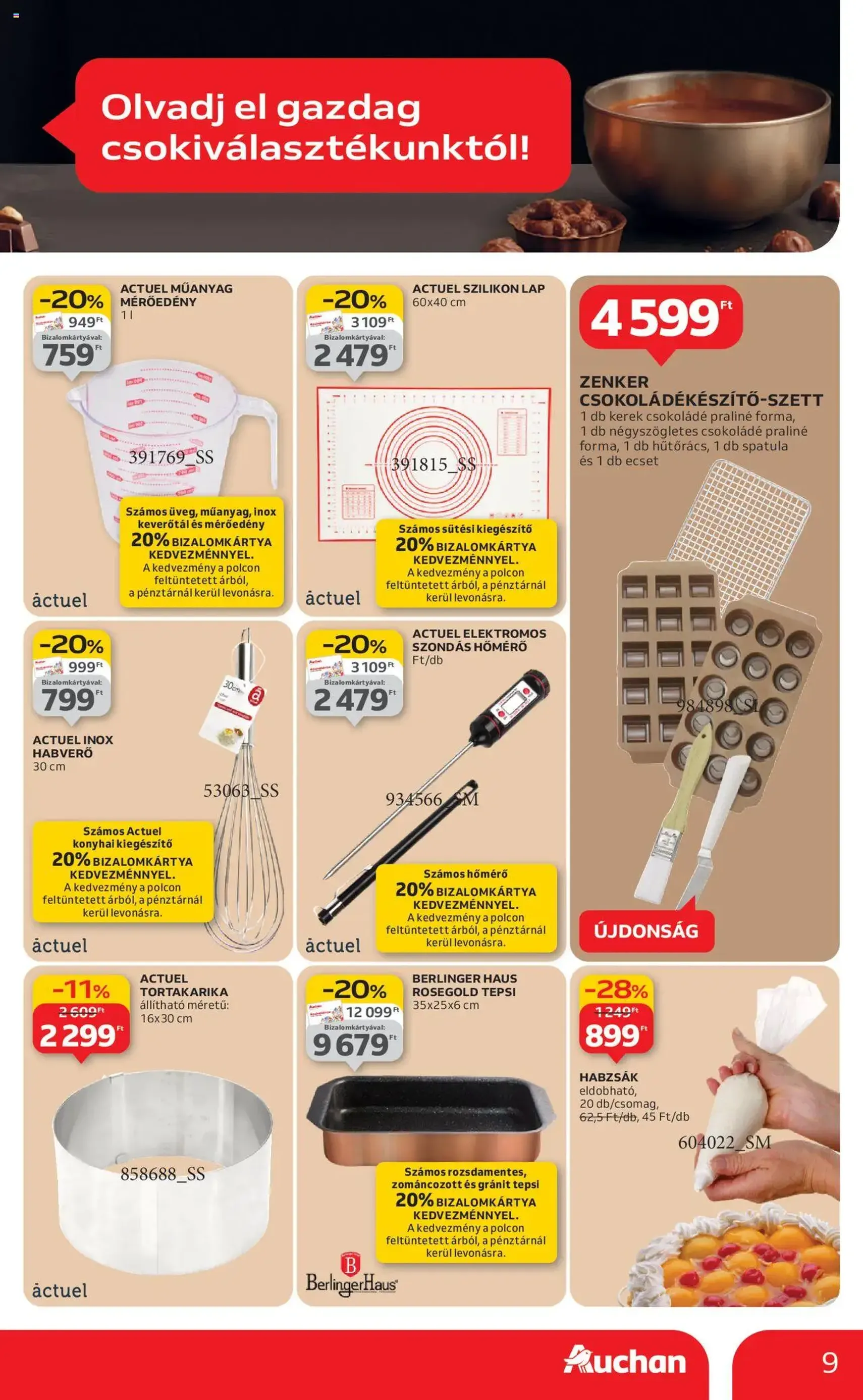 Auchan Akciós újság - 2025.10.09. érvényes szórólap 9 oldal 64 oldalból