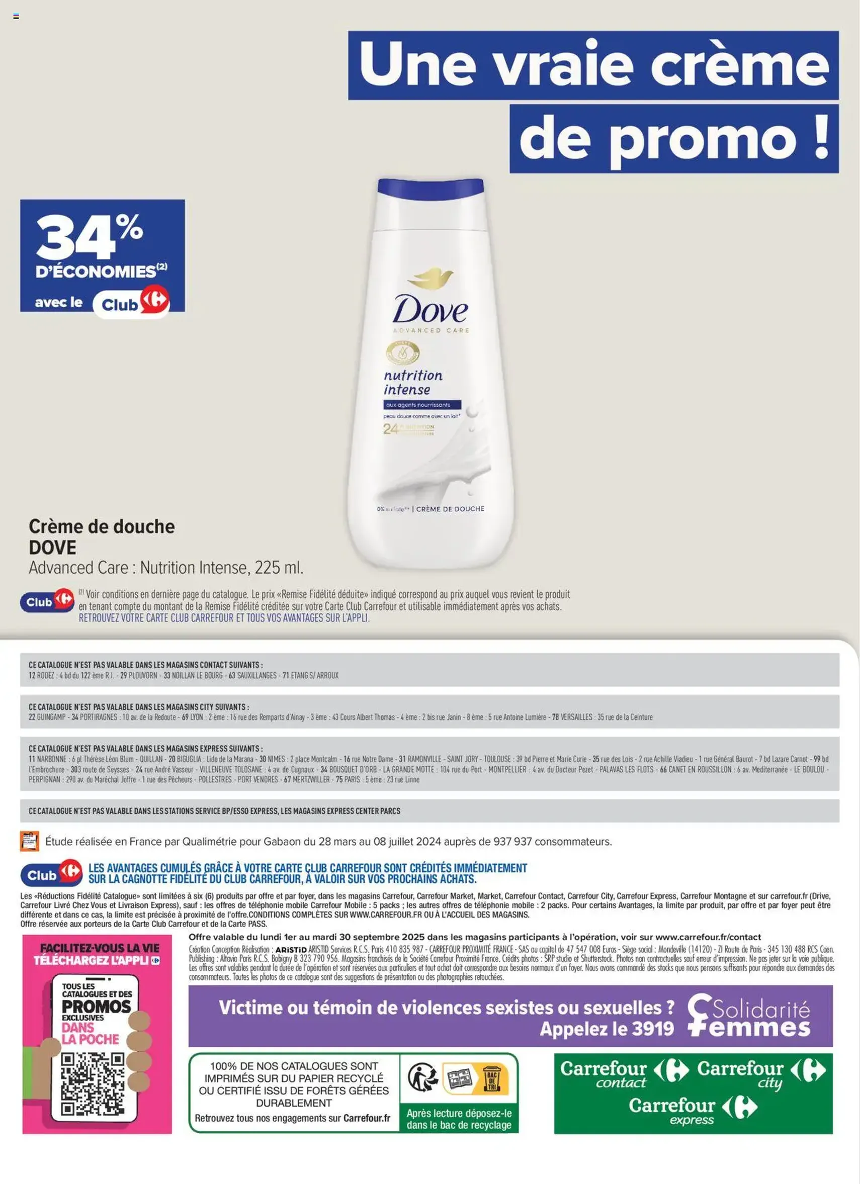 Carrefour contact catalogue - brochure valable à partir du 01/09/2025, page 12 sur 12 Carrefour contact catalogue - brochure valable à partir du 01/09/2025, page 12 sur 12