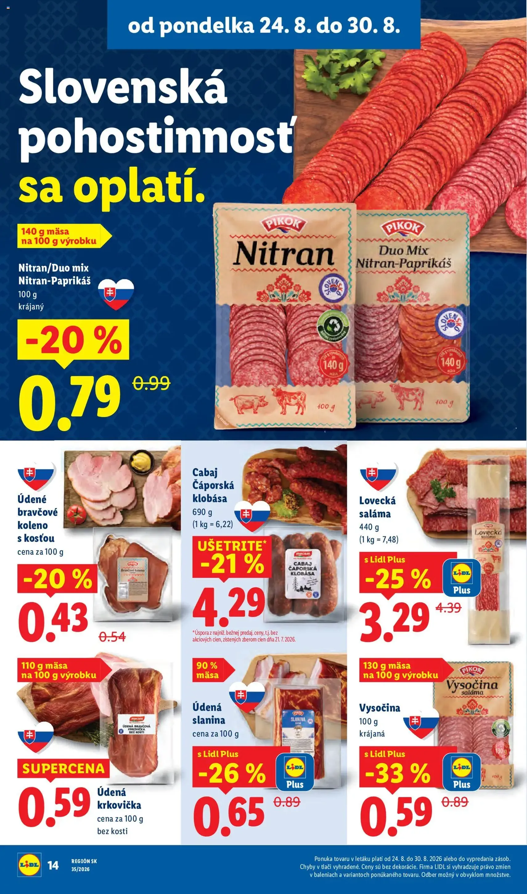 Lidl leták - platný leták od 24.08.2026 strana 18 z 99
