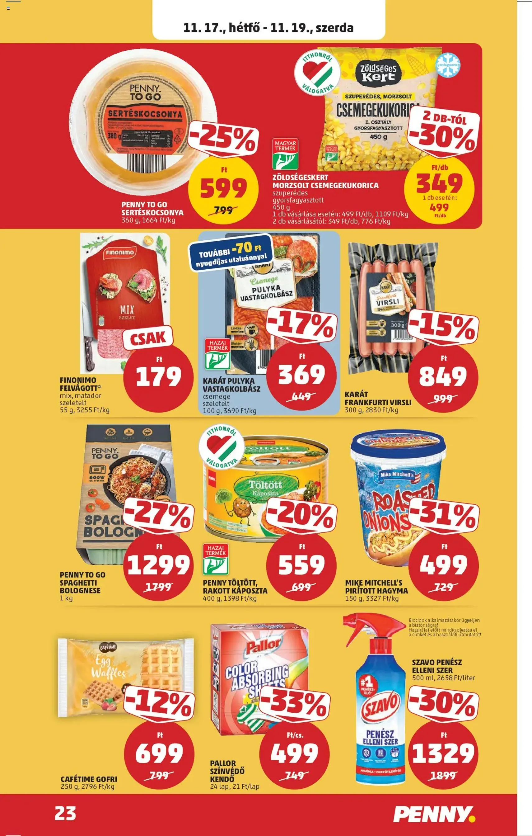 PENNY Akciós újság - 2025.11.13. érvényes szórólap 27 oldal 45 oldalból