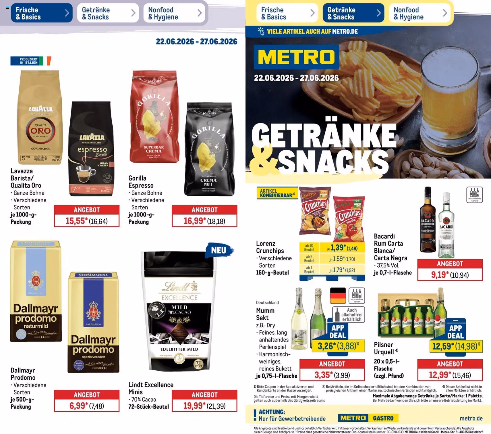Metro Prospekt - Gültiger Prospekt ab 22.06.2026, Seite 12 von insgesamt 27