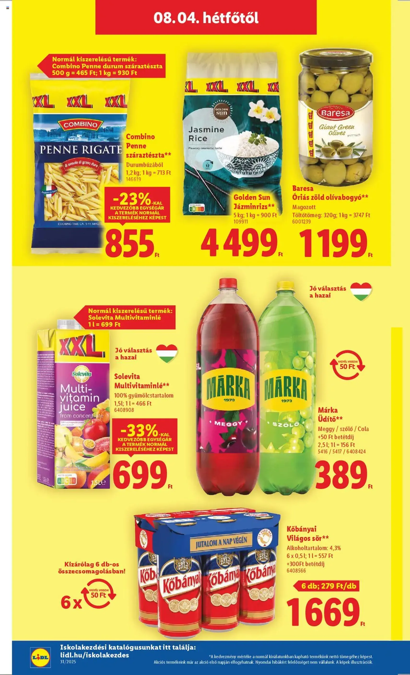 Lidl Akciós újság - 2025.07.31. érvényes szórólap 50 oldal 52 oldalból Lidl Akciós újság - 2025.07.31. érvényes szórólap 50 oldal 52 oldalból