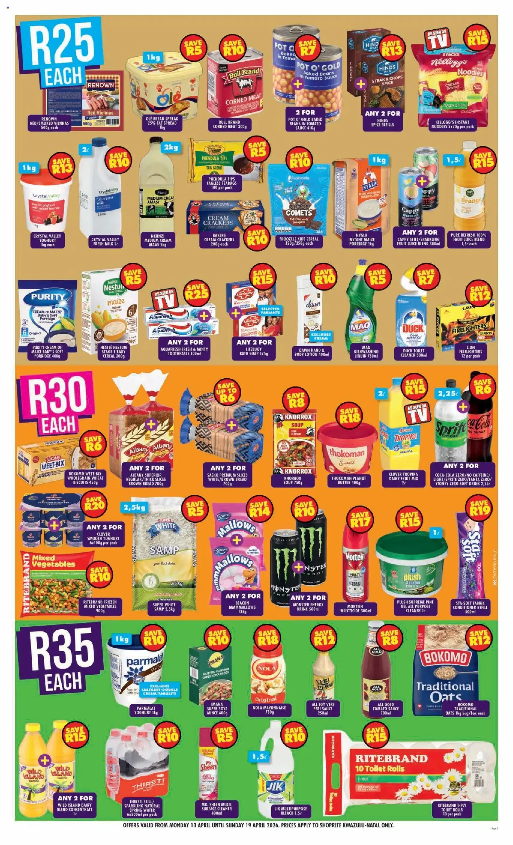 Shoprite Specials - valid flyer from 13/04/2026, page 3 of 8
