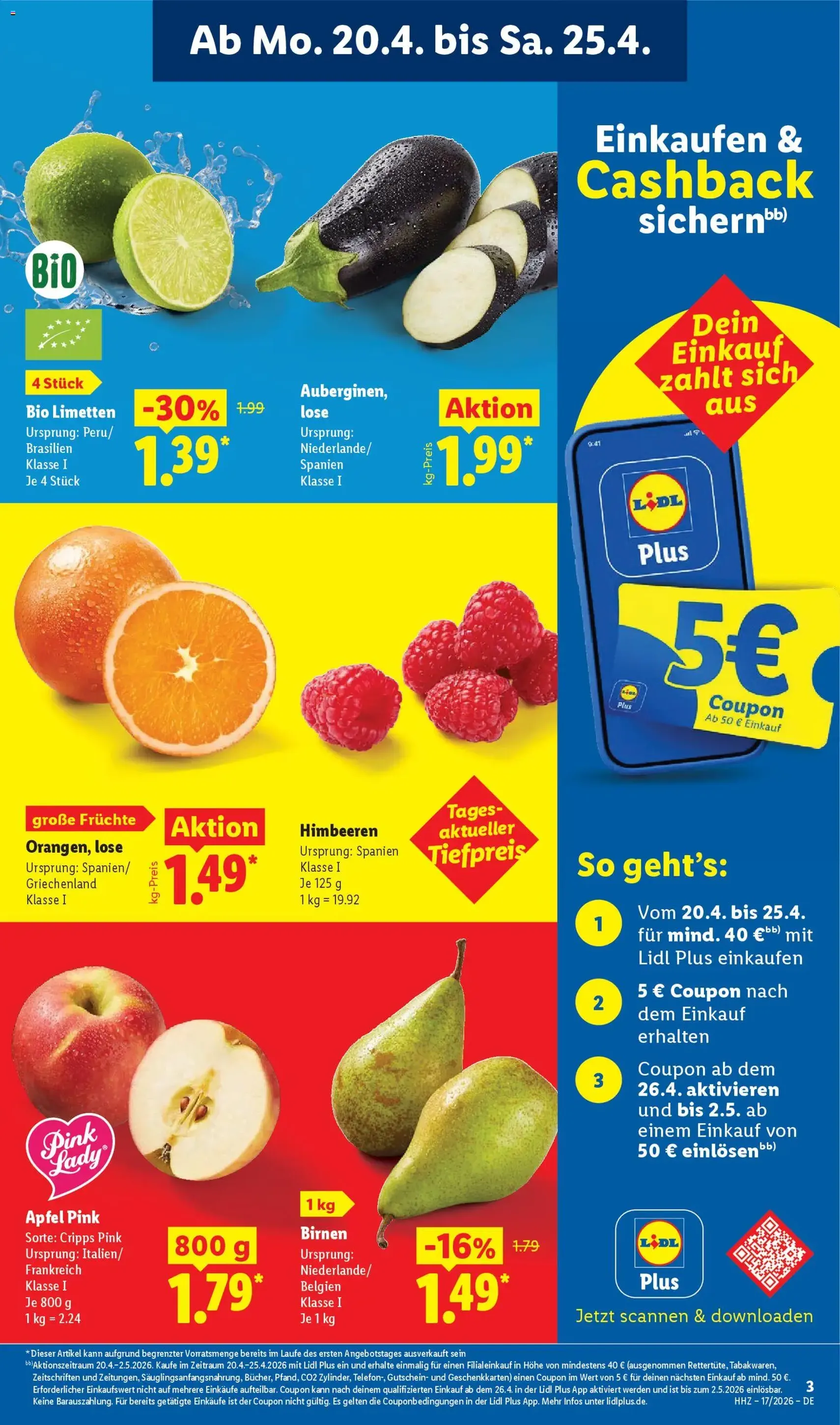 Lidl Prospekt - Gültiger Prospekt ab 20.04.2026, Seite 5 von insgesamt 68