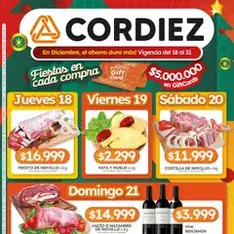Vista previa del folleto Cordiez ofertas válido desde 18/12/2025
