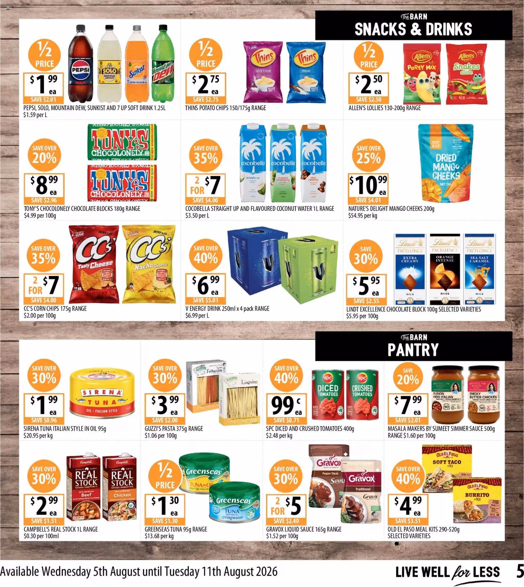 Supabarn catalogue - valid flyer from 05/08/2026, page 5 of 8