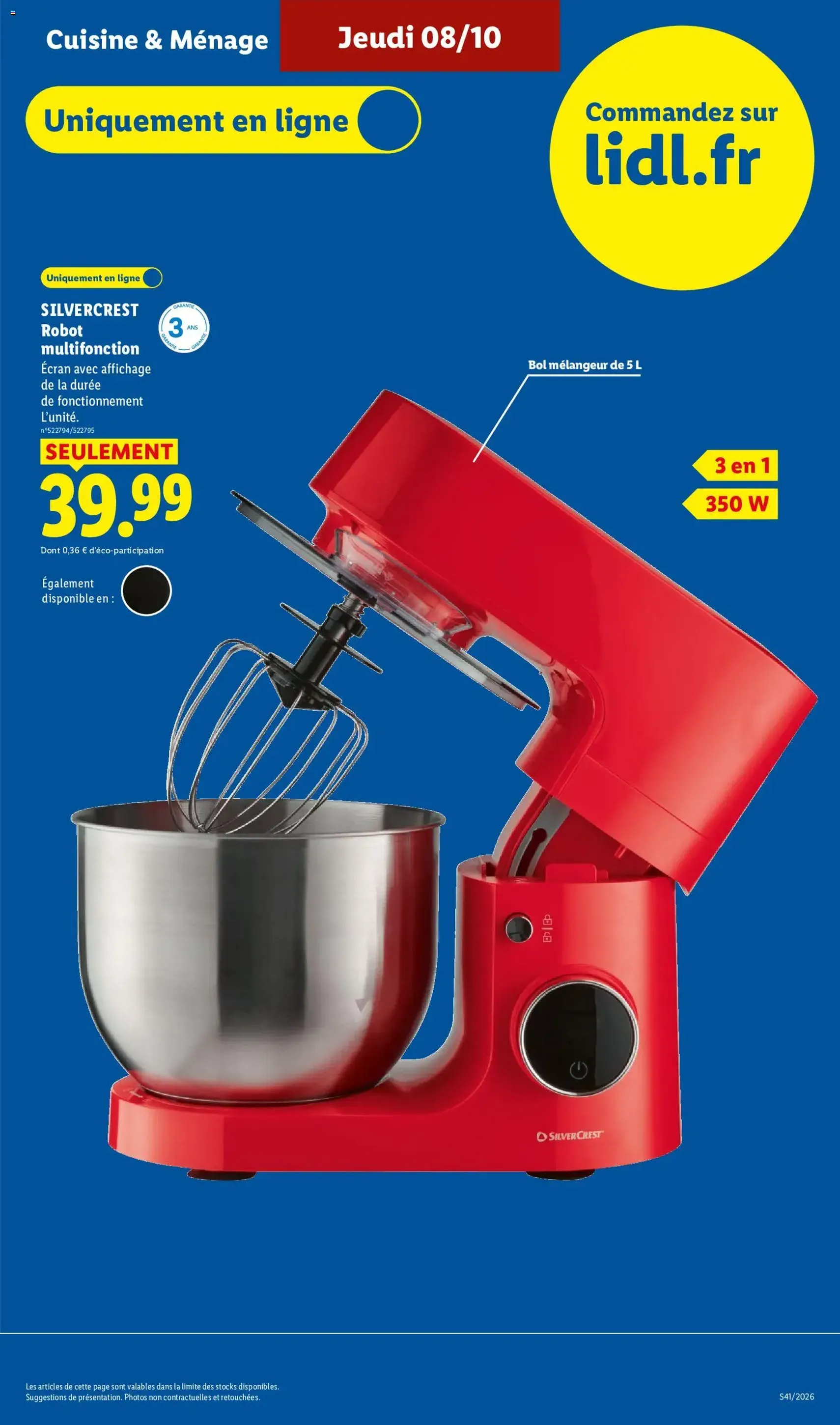 LIDL catalogue - brochure valable à partir du 08/10/2026, page 7 sur 61