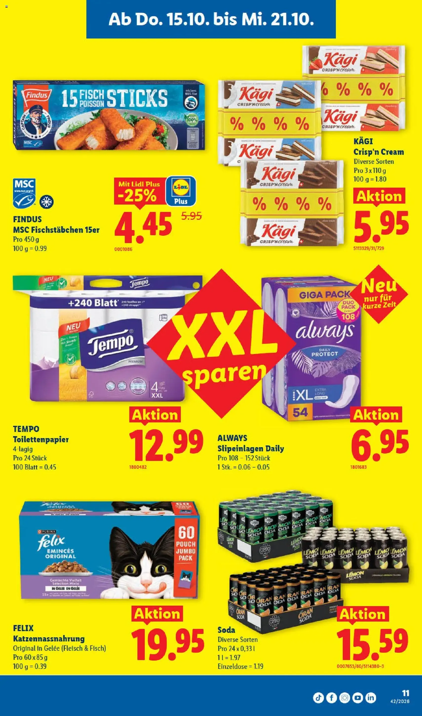 Lidl aktionen - Gültiger Prospekt ab 15.10.2026, Seite 11 von insgesamt 40