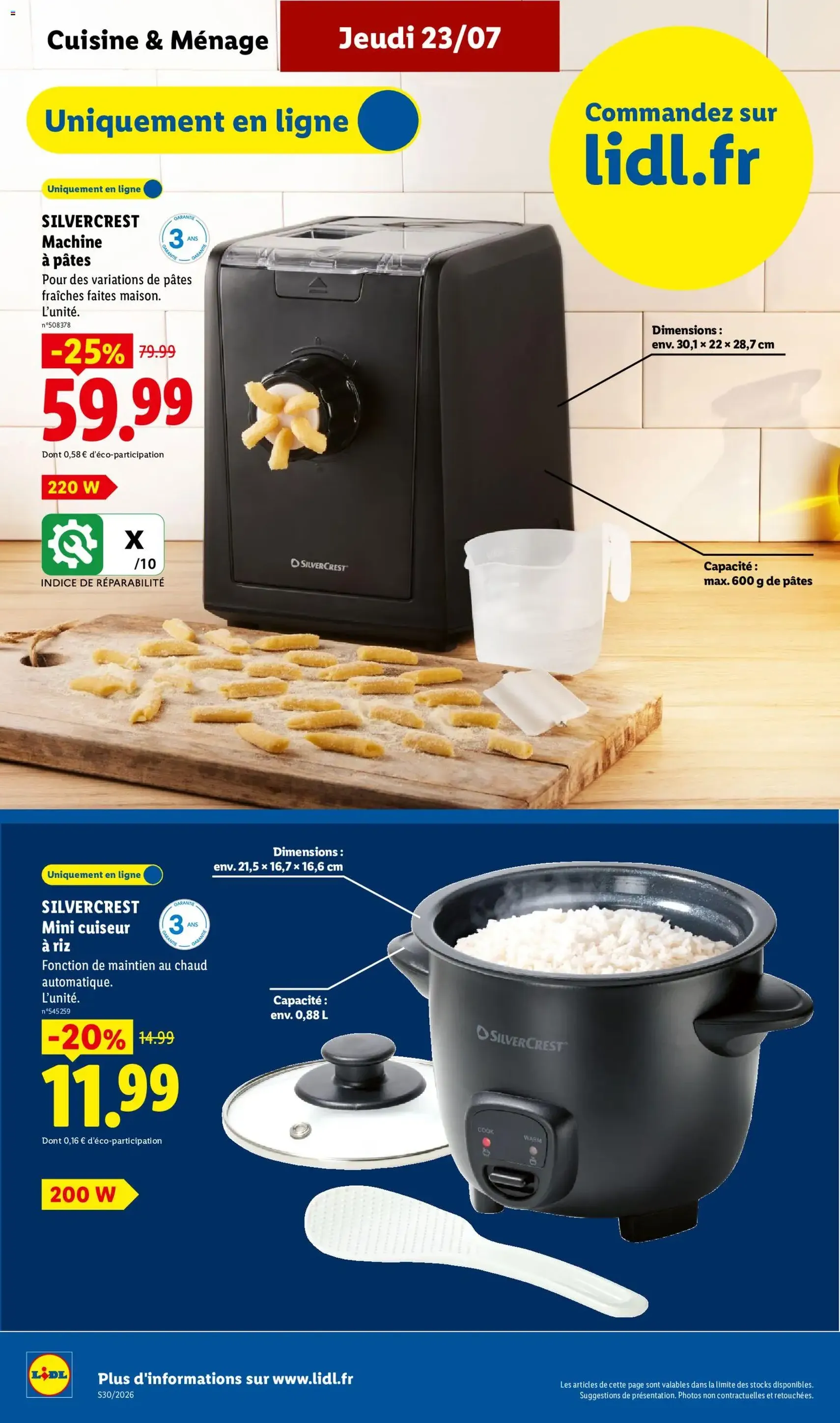LIDL catalogue - brochure valable à partir du 23/07/2026, page 36 sur 64